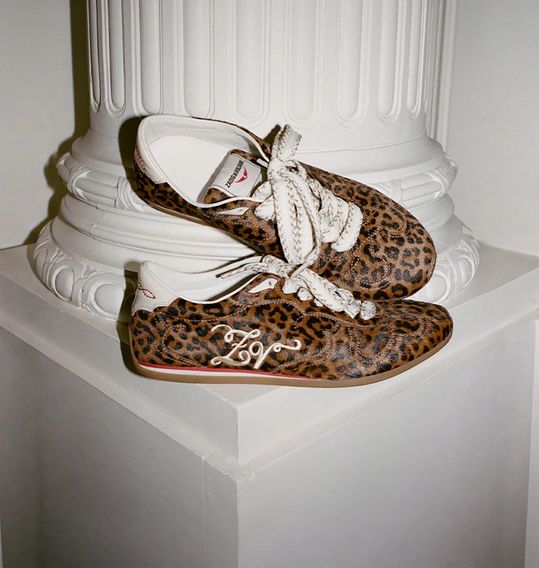 Women's luxury and trendy sneakers in leather, trainers, boots