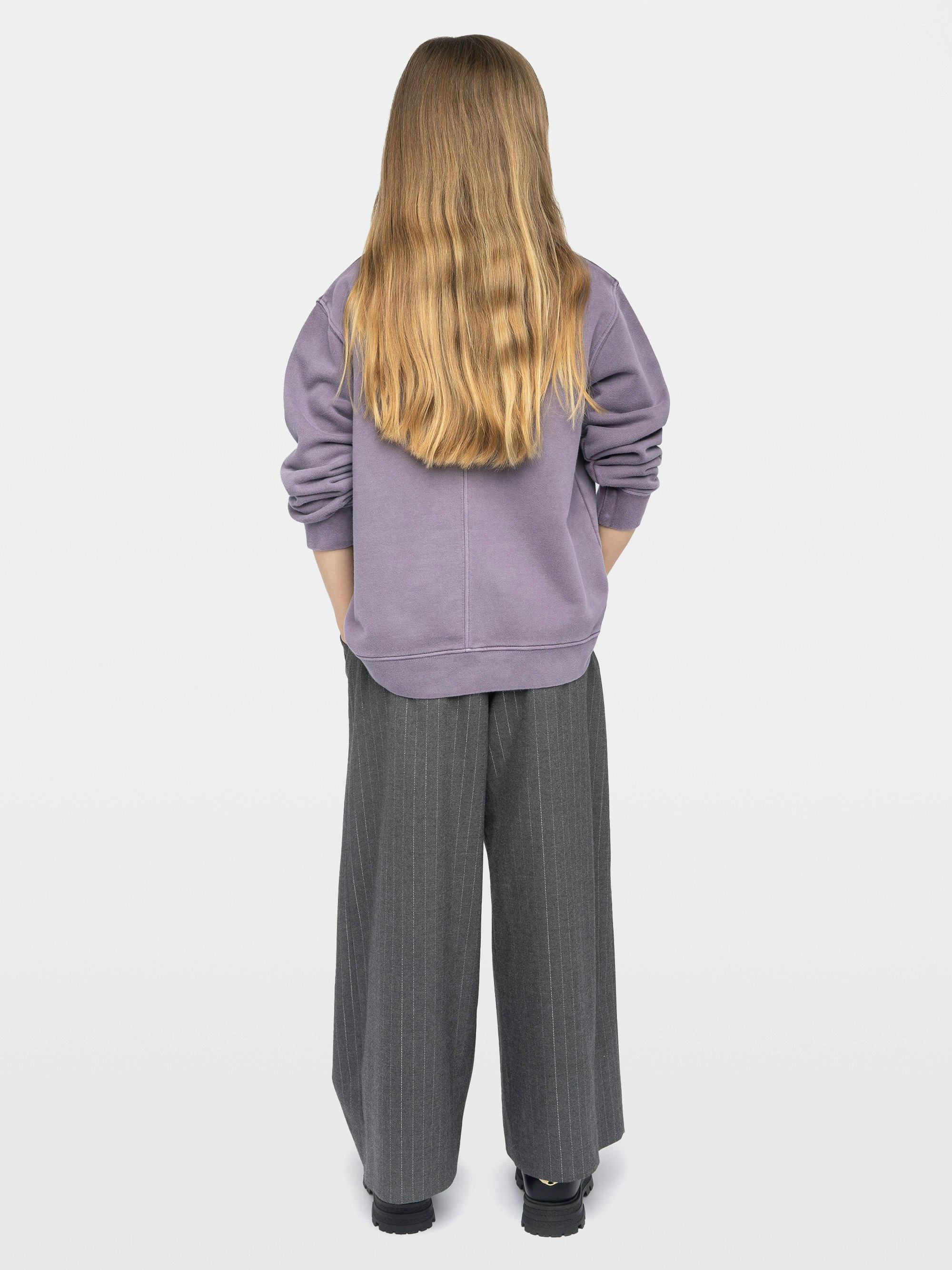 Sweatshirt Girl's Damson 2