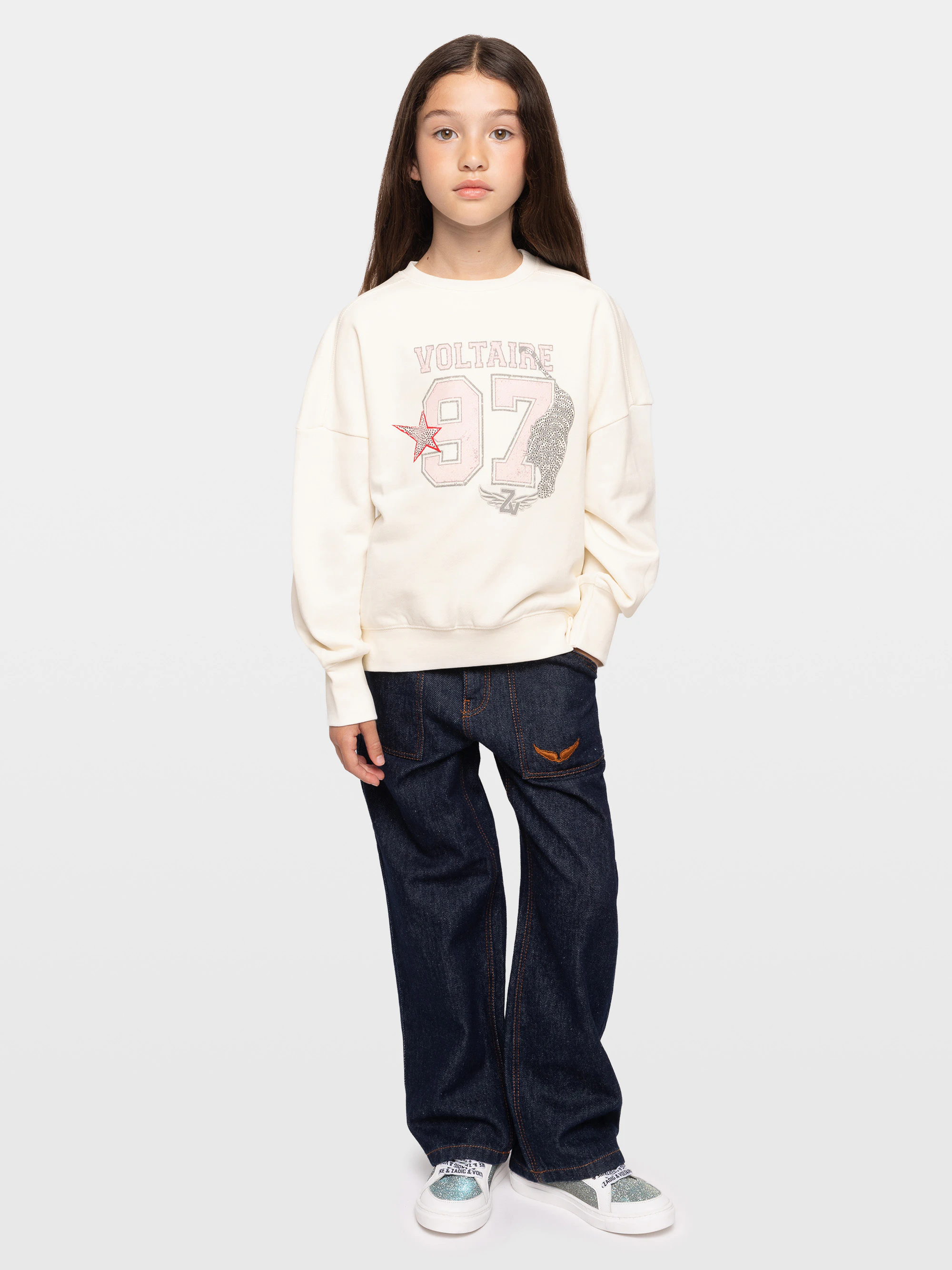 Sweatshirt Justin Fille