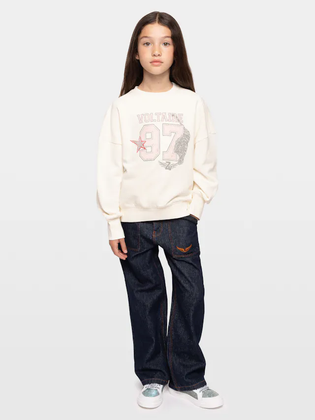 Sweatshirt Justin Fille
