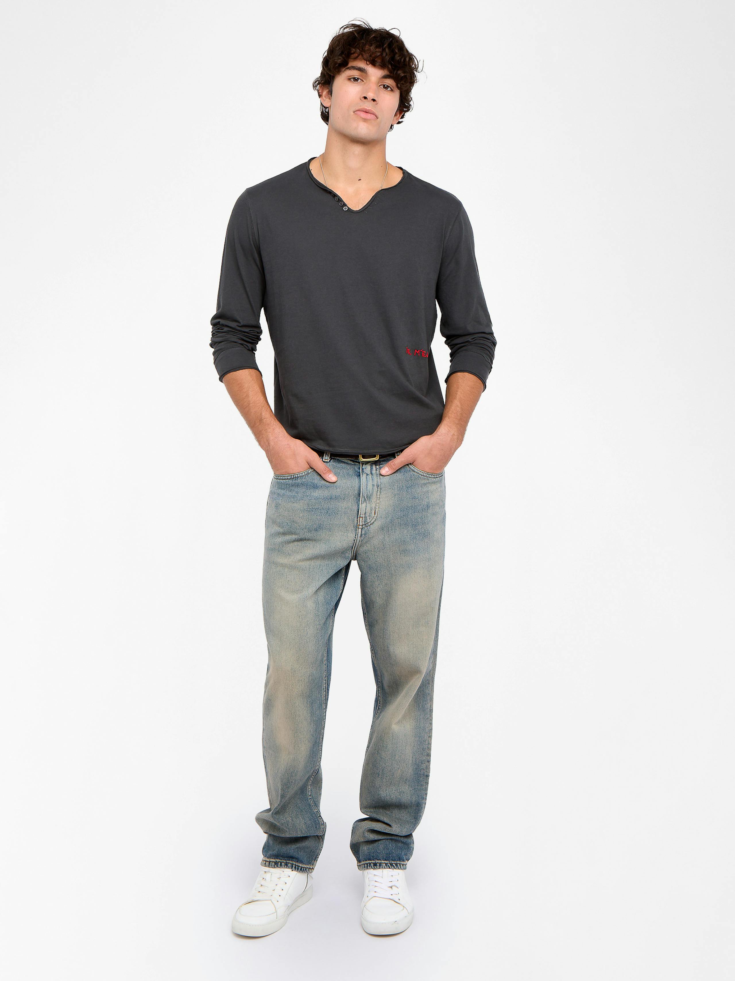 Monsatir Henley T-shirt 1