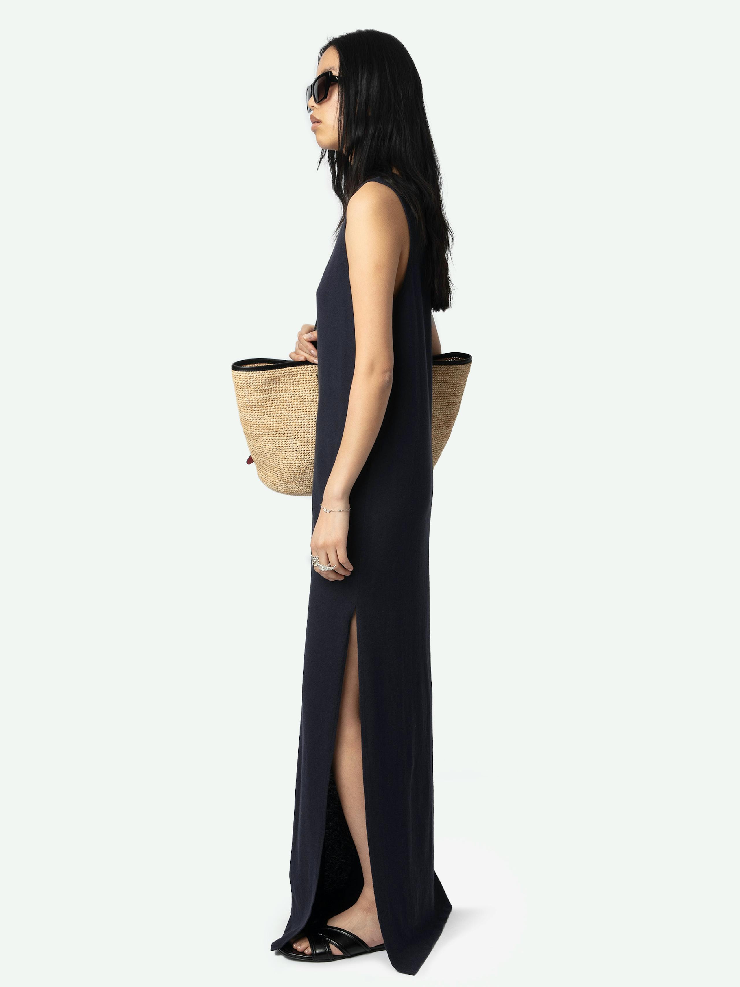 Deva Navy Sleeveless Dress 3
