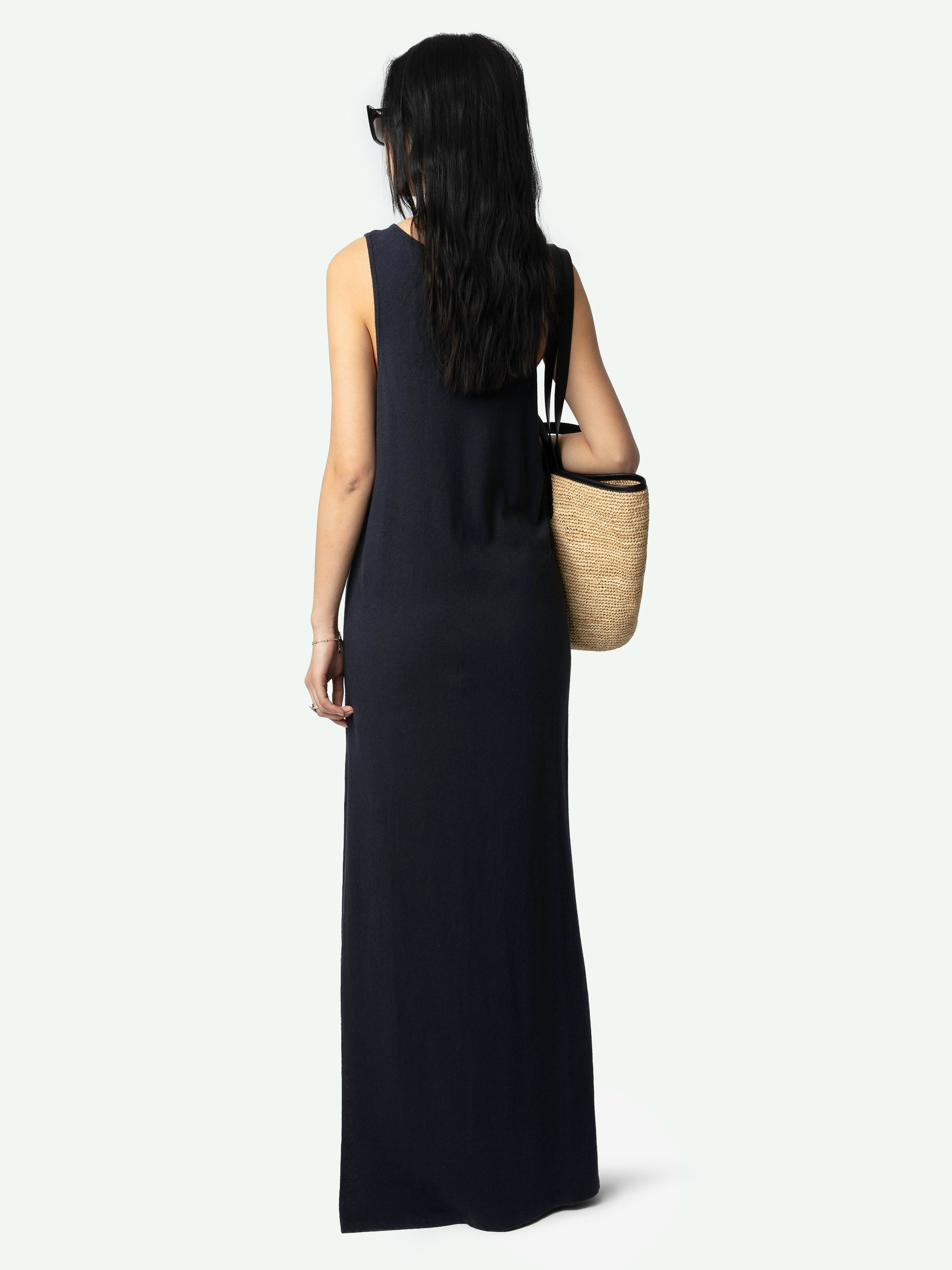 Deva Navy Sleeveless Dress