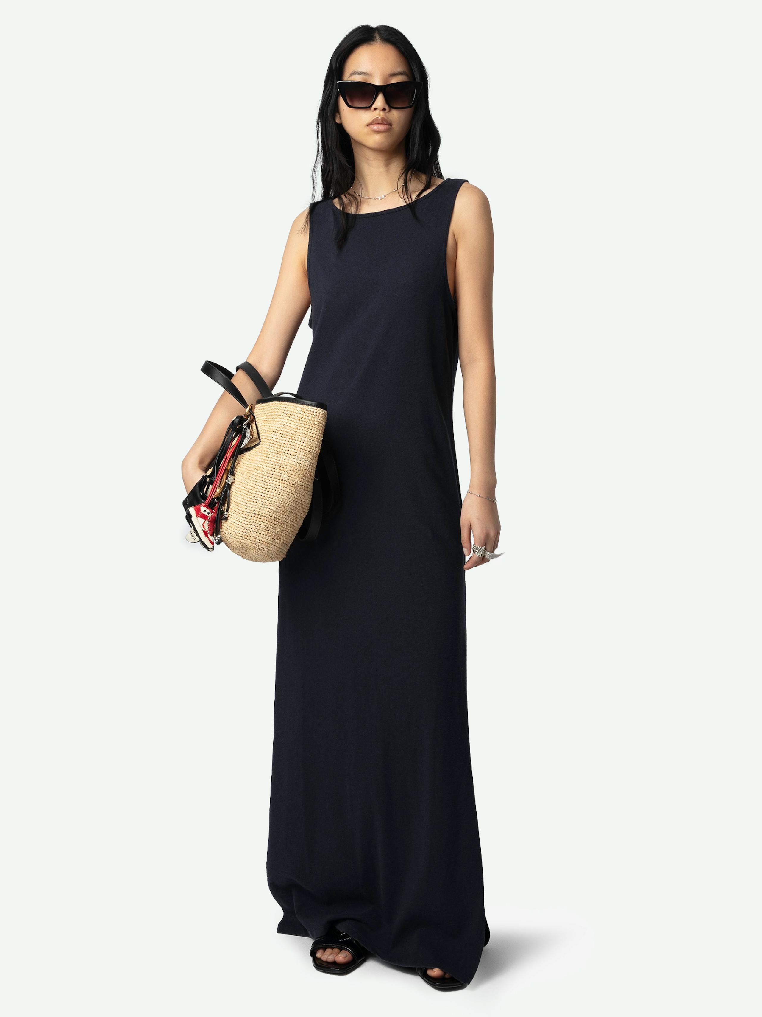 Deva Navy Sleeveless Dress 5