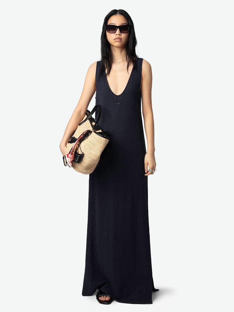 Deva Navy Sleeveless Dress