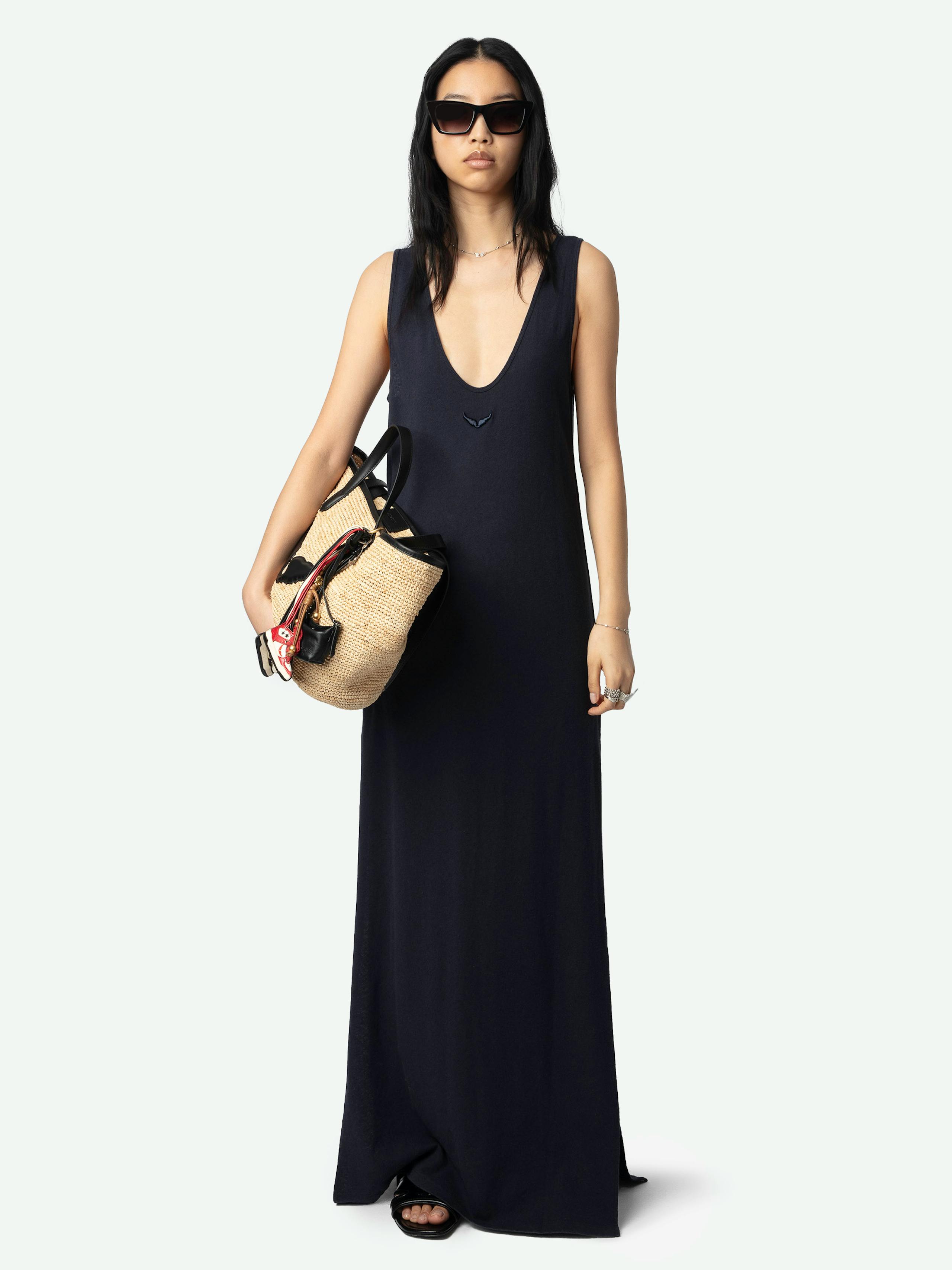 Deva Navy Sleeveless Dress 1