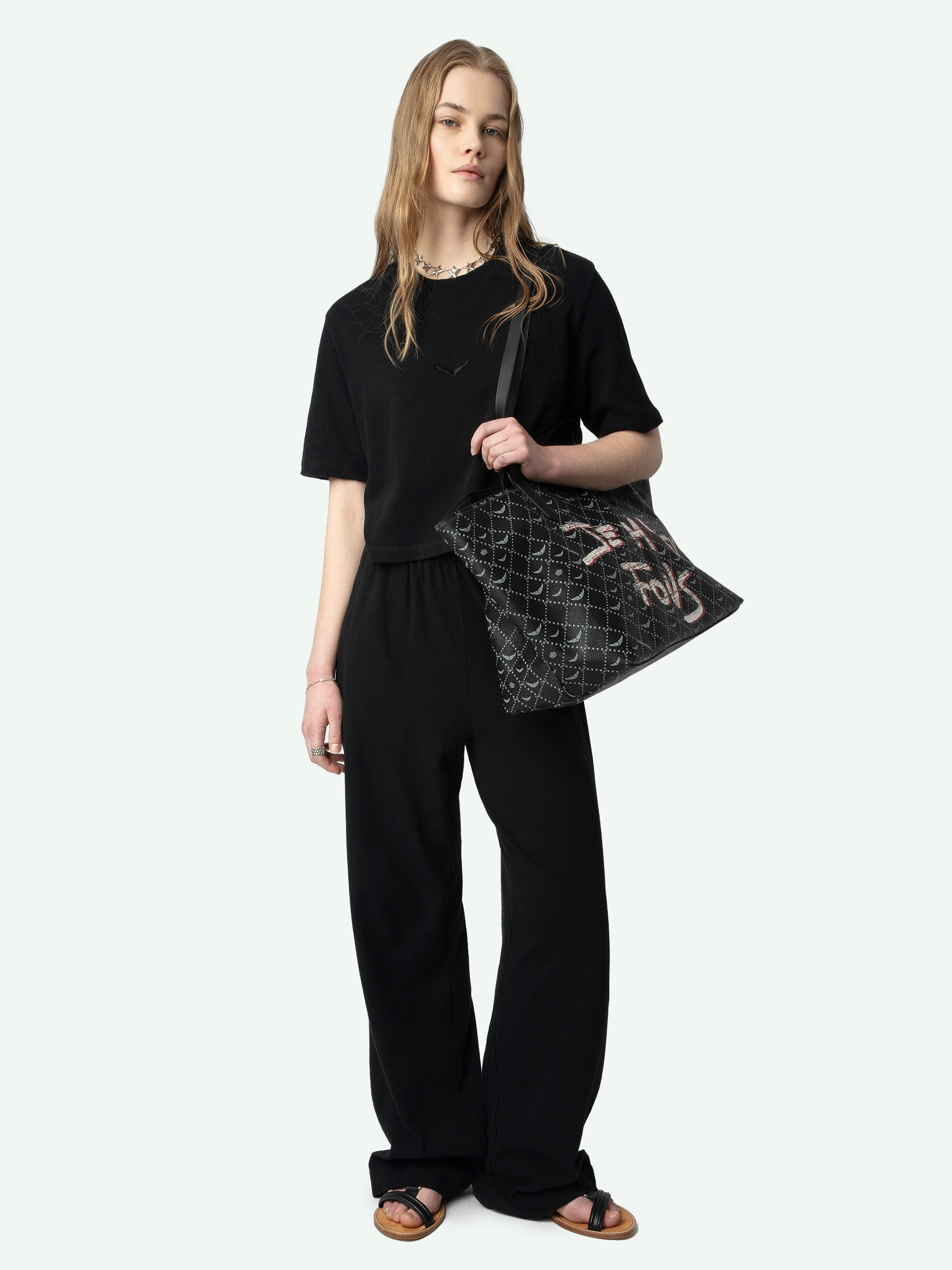 Clem Women's Black Linen Pants