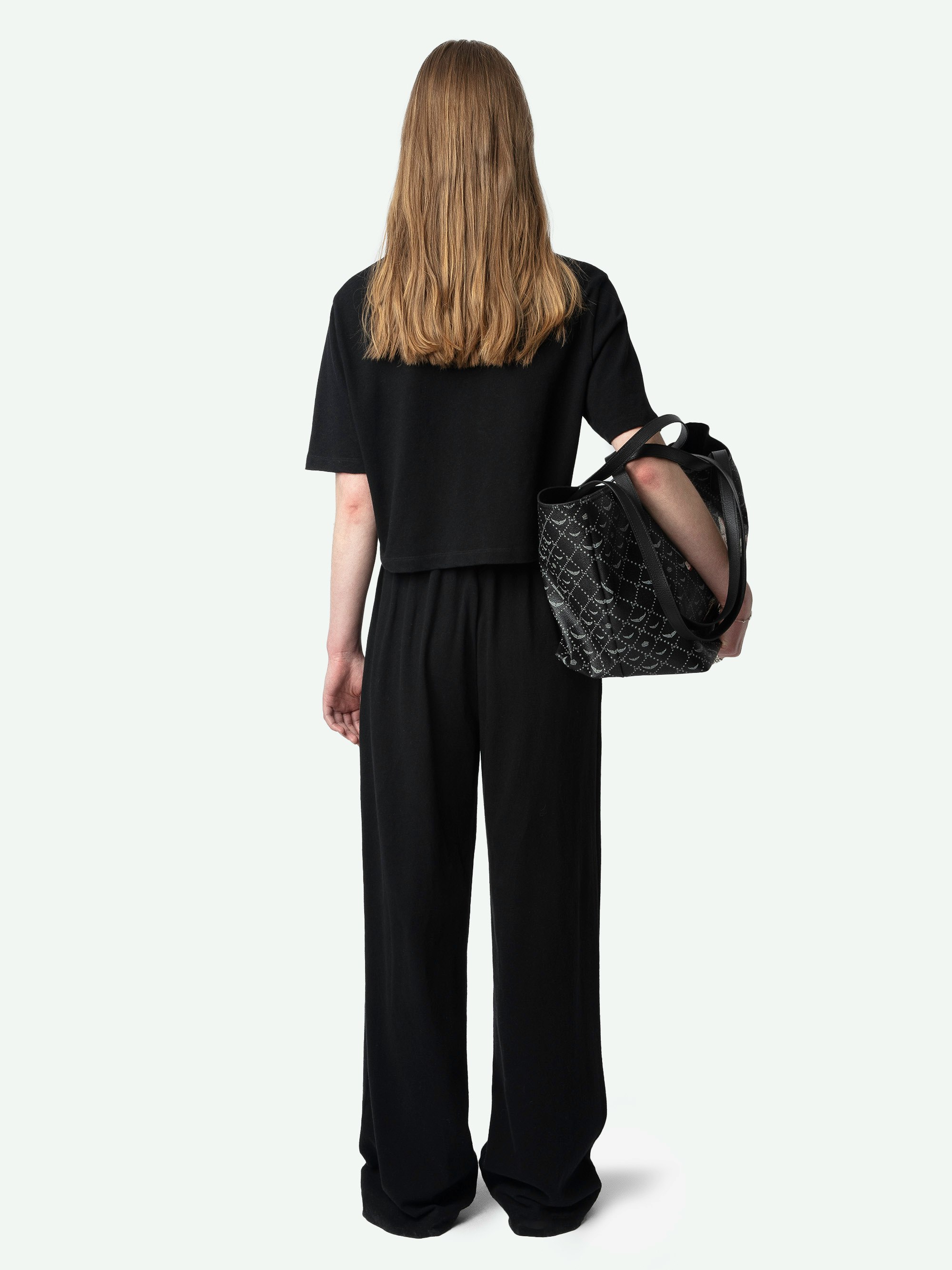 Clem Women's Black Linen Pants
