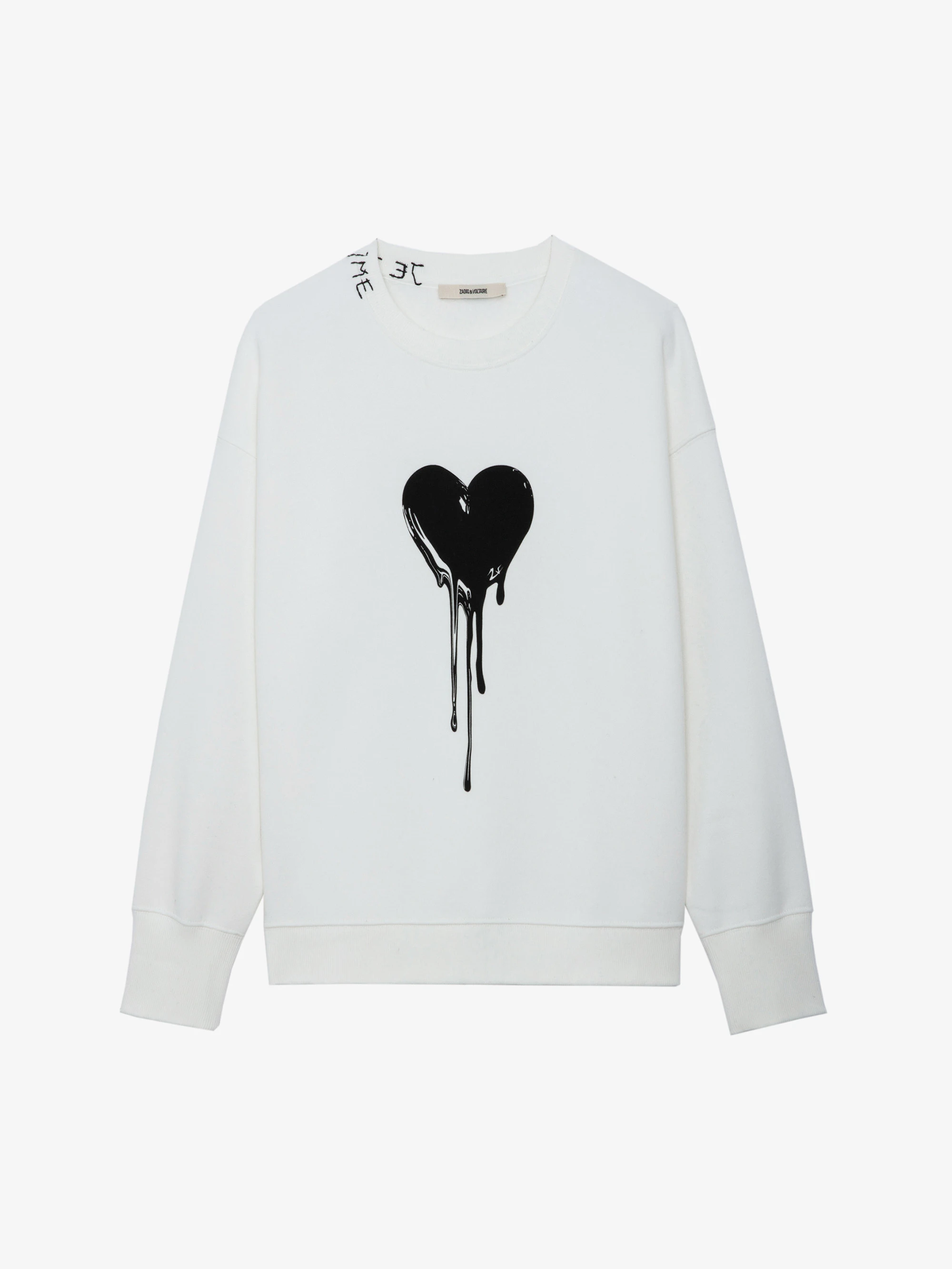 Oscar Heart Sweatshirt sweatshirt white women | Zadig&Voltaire