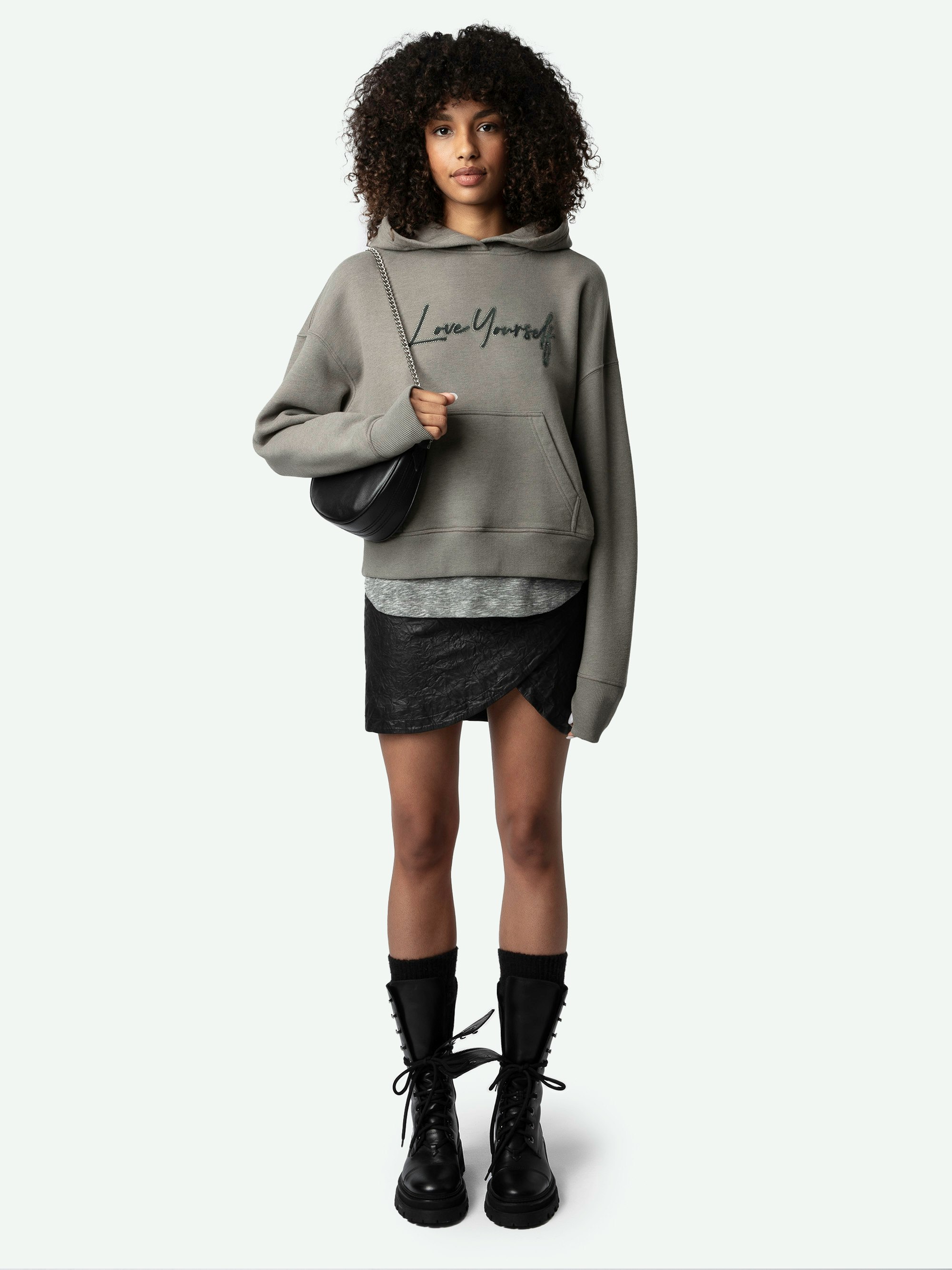 Felpa Mia Love Yourself Strass