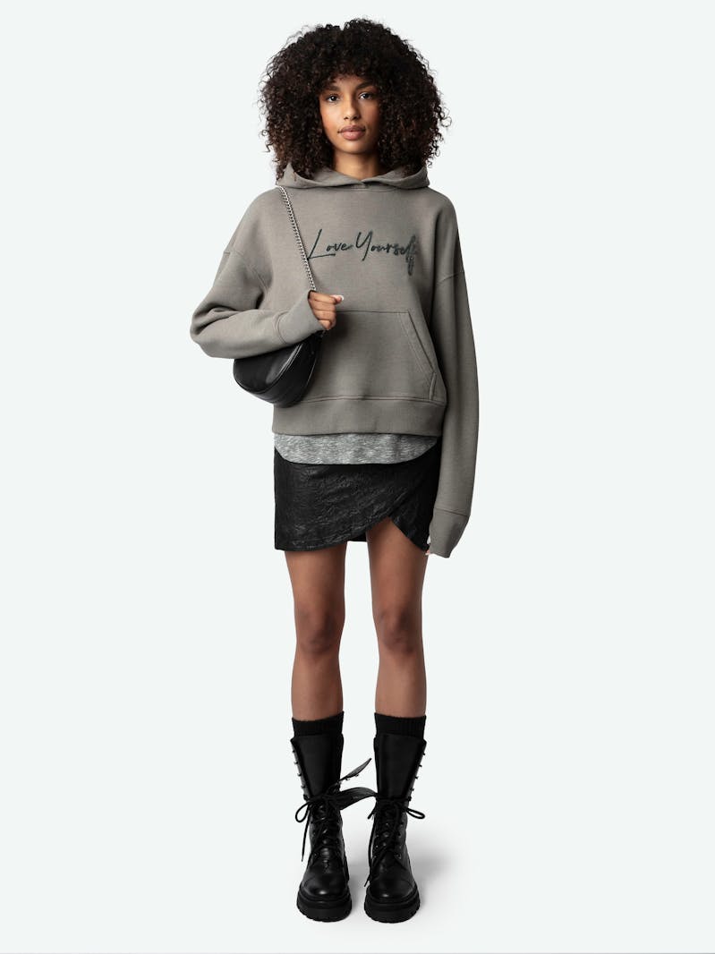 Felpa Mia Love Yourself Strass