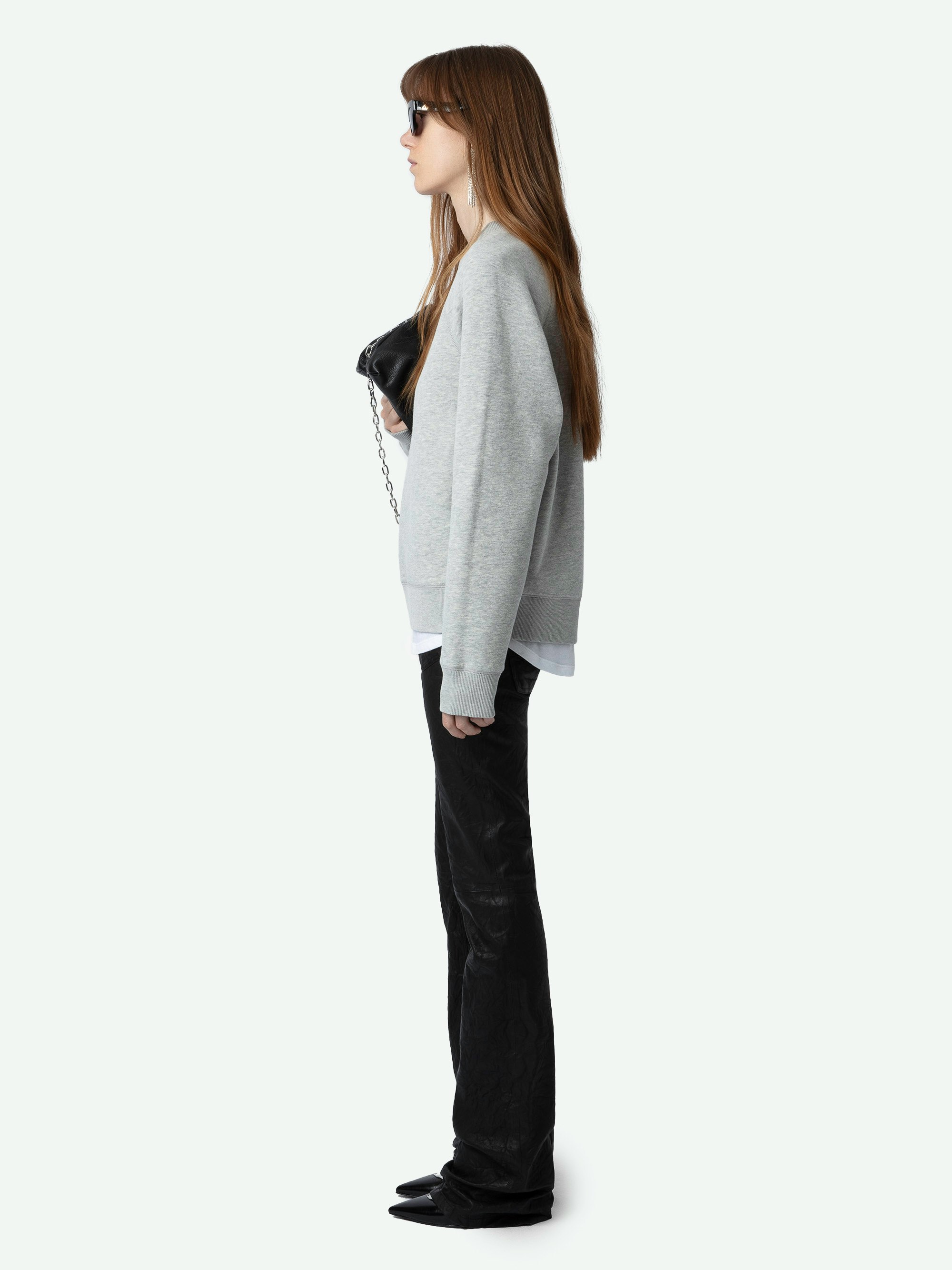 Upper Diamante Wings Sweatshirt 3