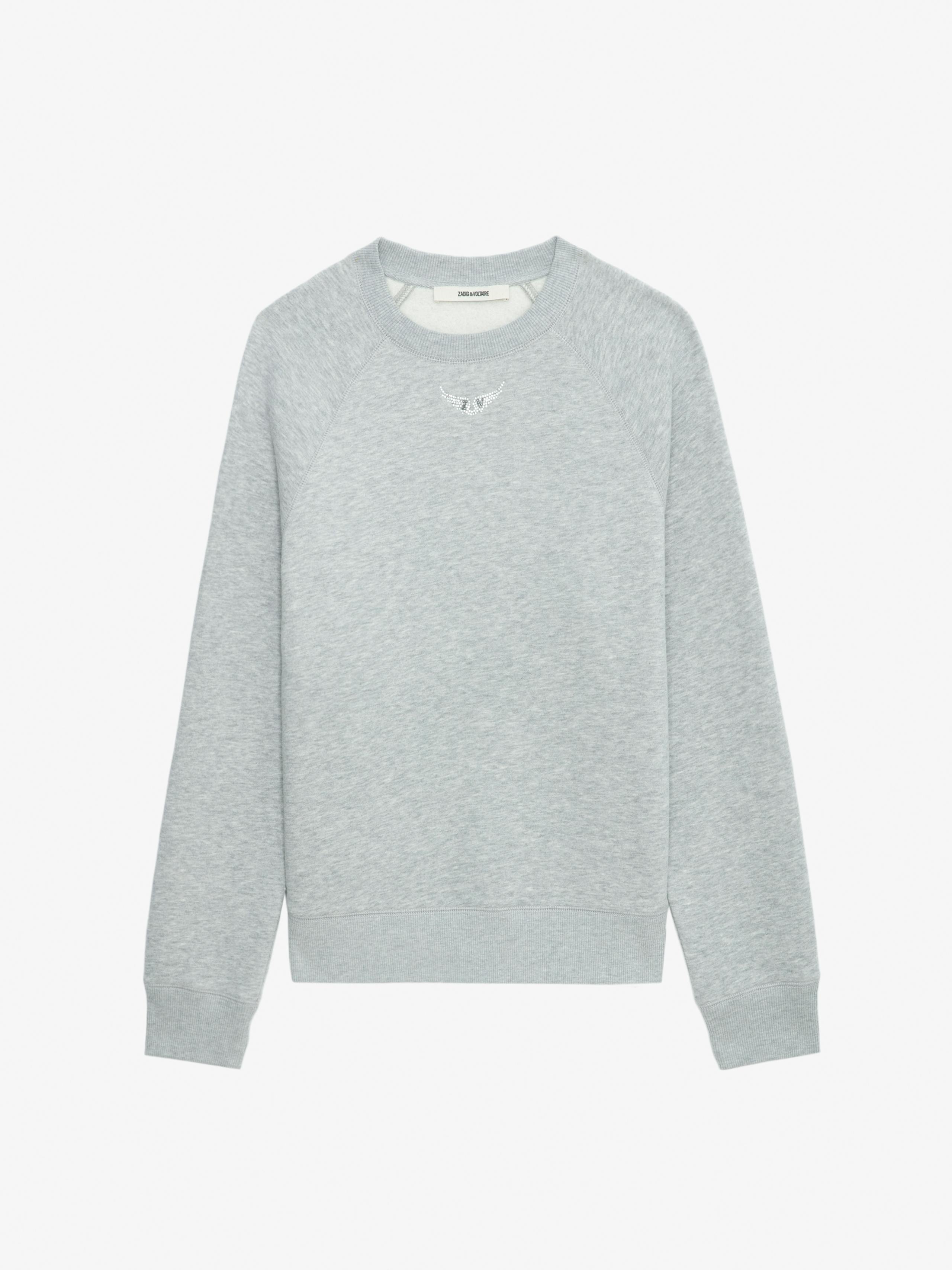 Upper Diamante Wings Sweatshirt 5