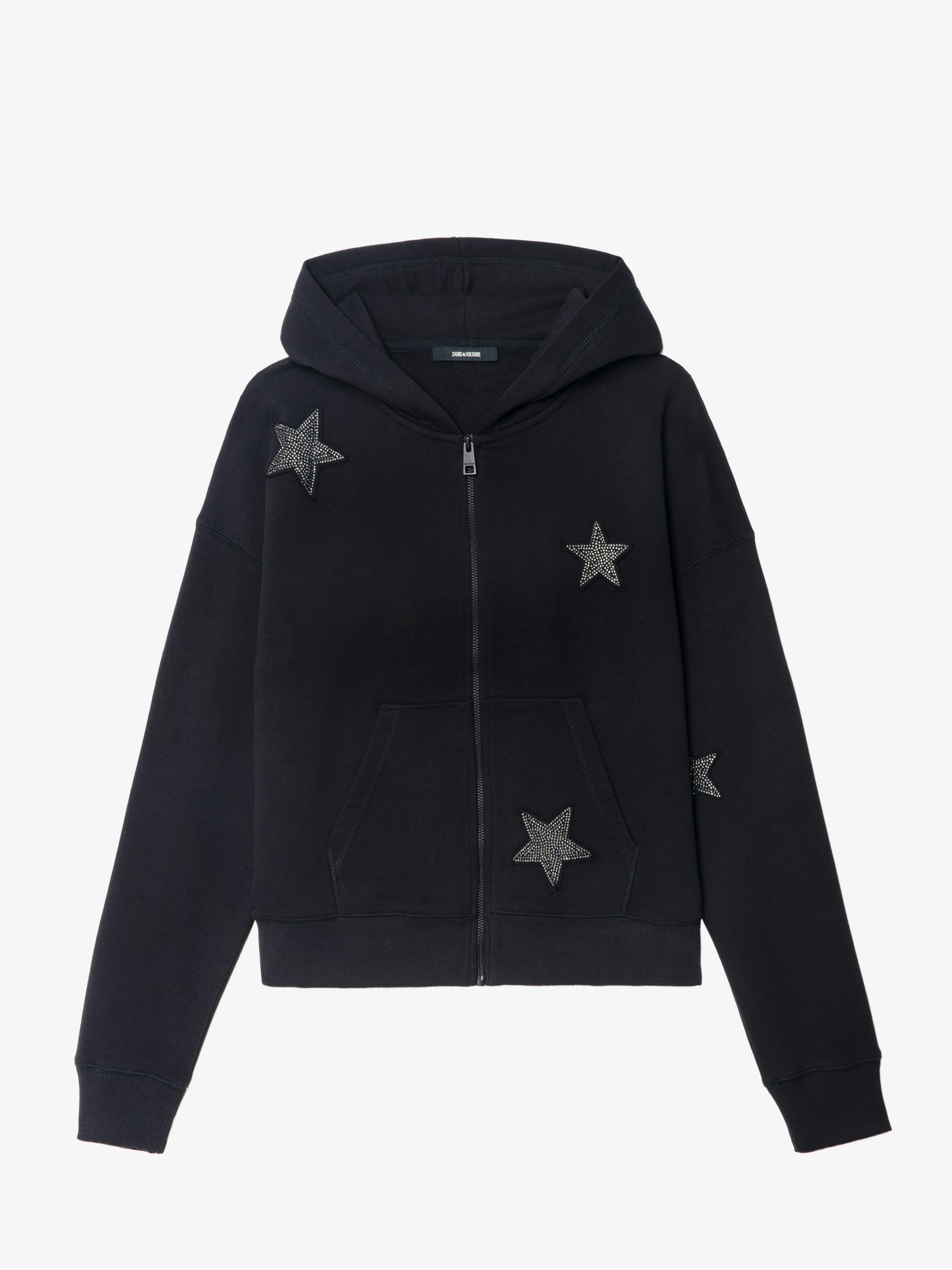 Women's Black Sweatshirt with Rhinestones | Zadig&Voltaire
