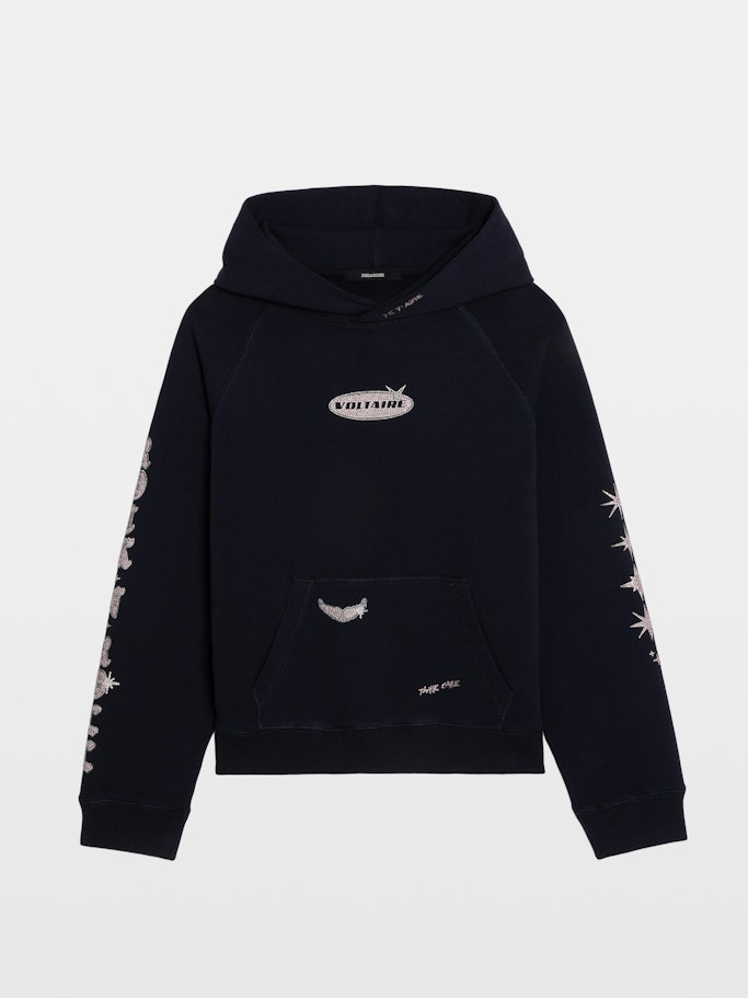 Zadig & Voltaire Georgy Embellished Sweatshirt In Black