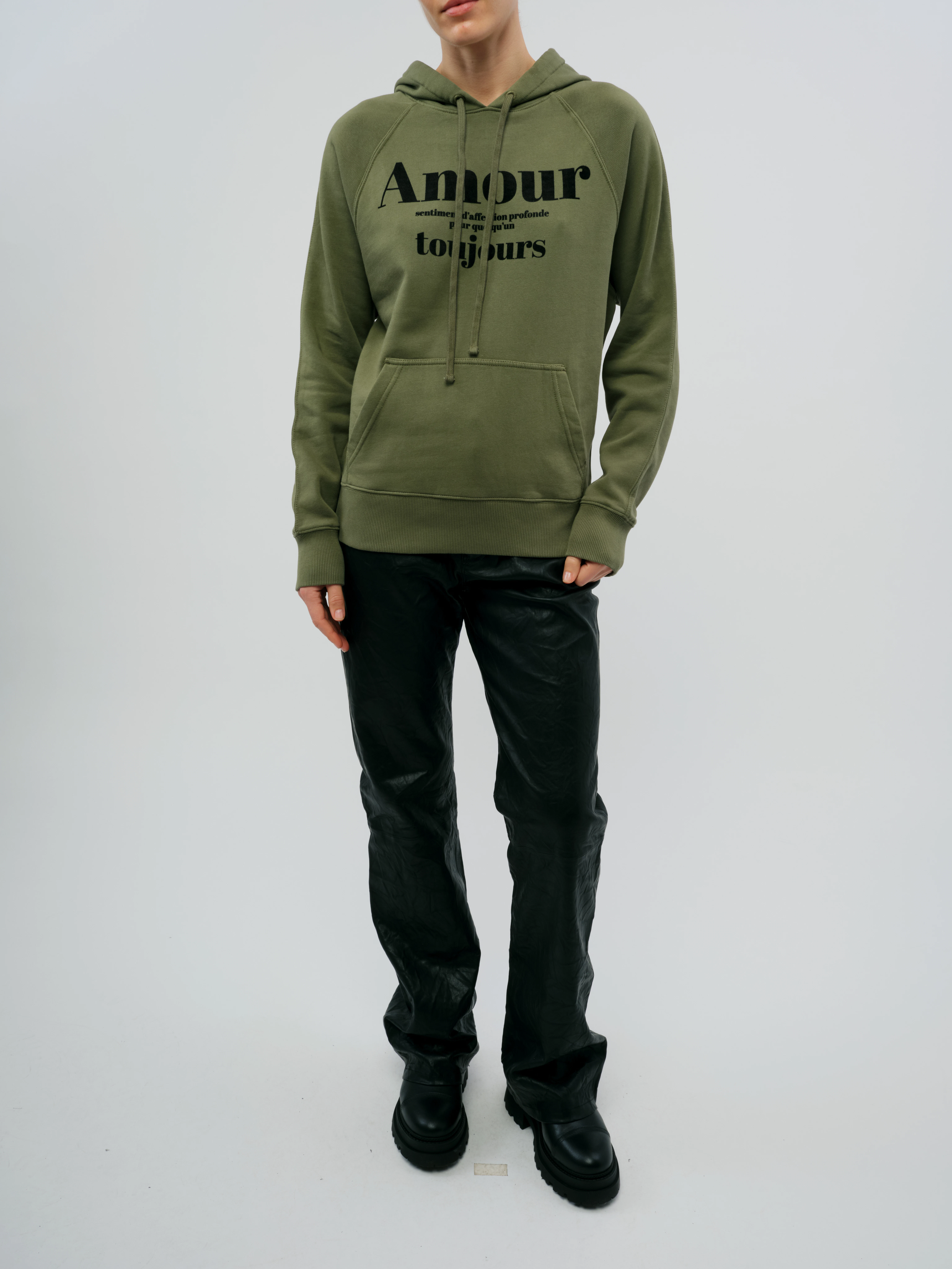 Clipper Amour Khaki Sweatshirt for Women | Zadig&Voltaire