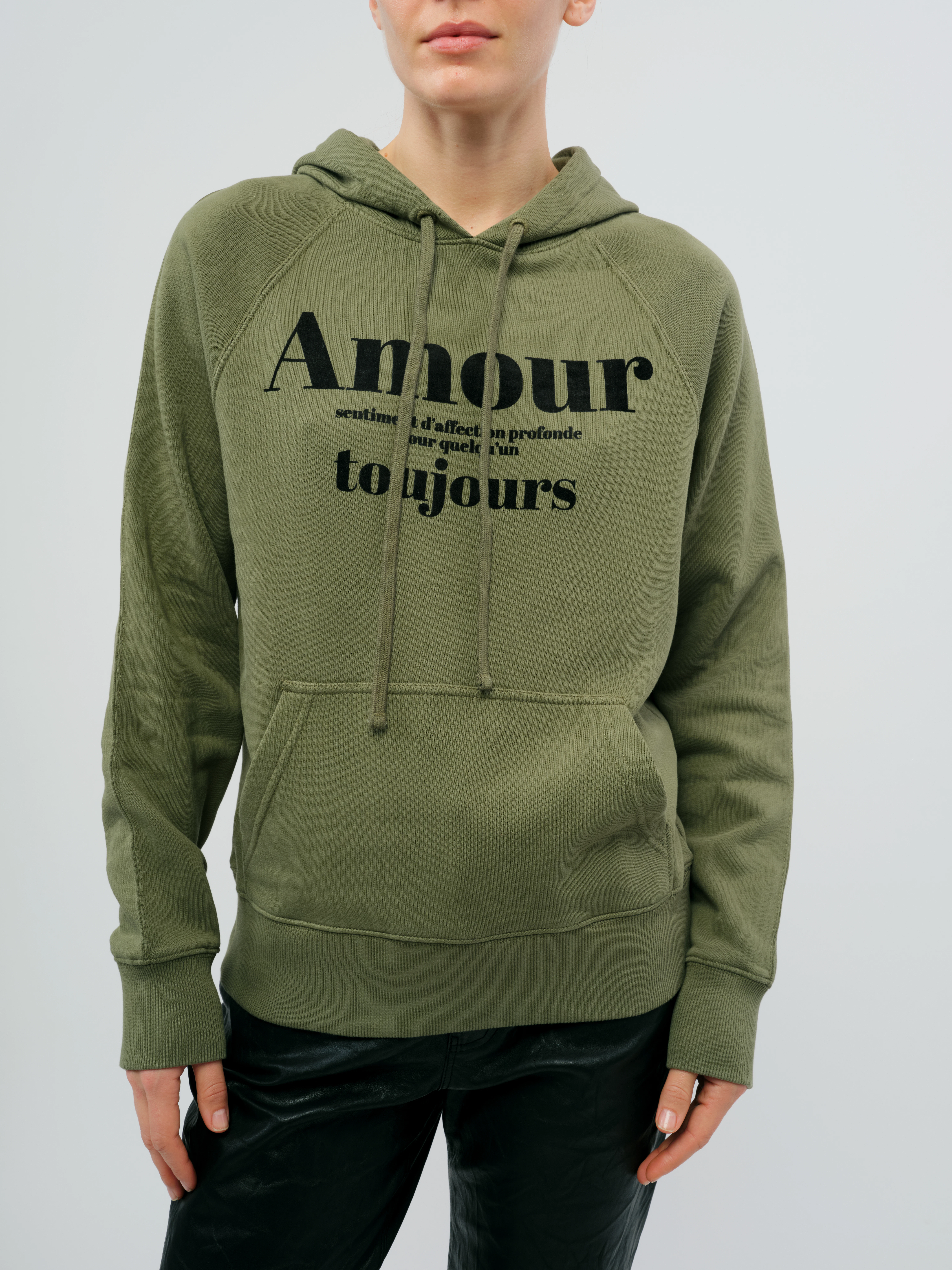 Clipper Amour Khaki Sweatshirt for Women | Zadig&Voltaire