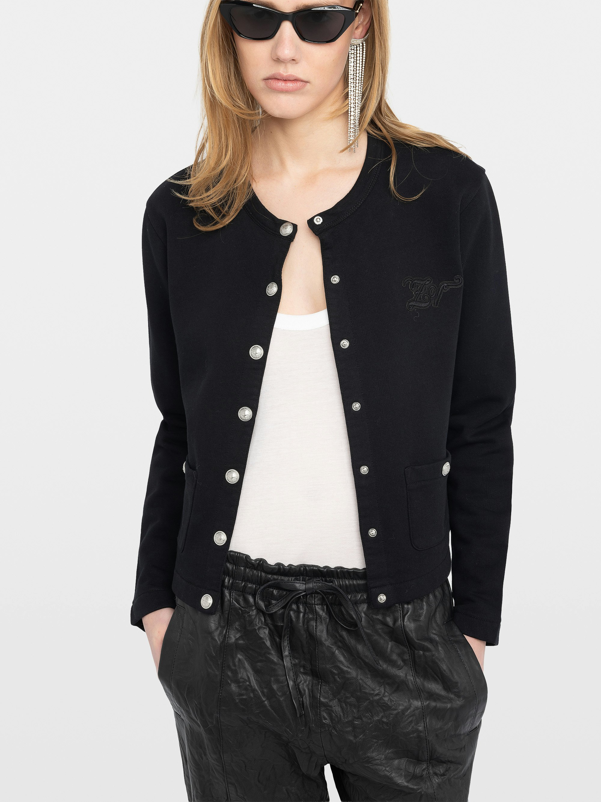 Cama Buttoned Sweatshirt