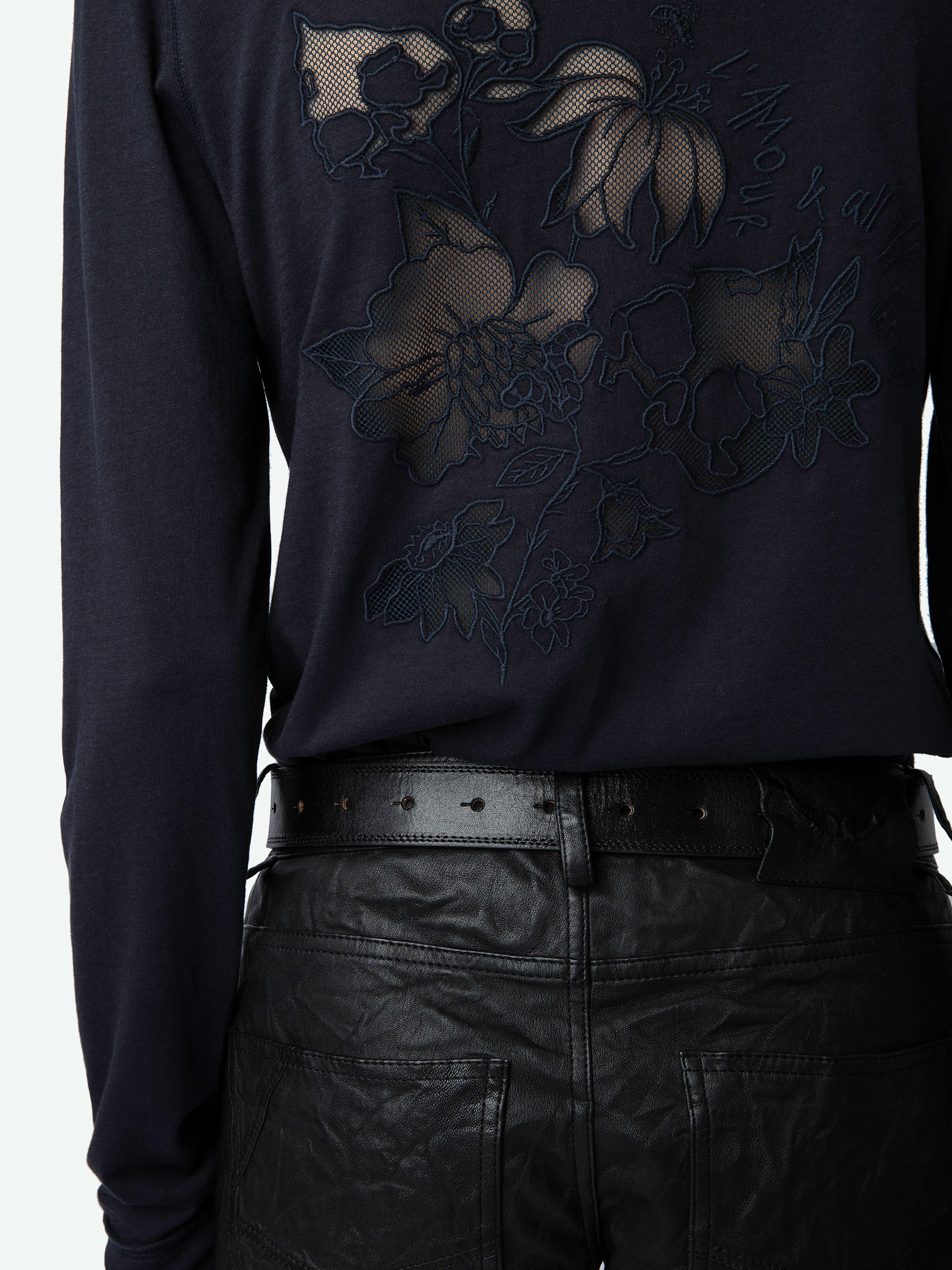 Fishnet Henley T-shirt 4