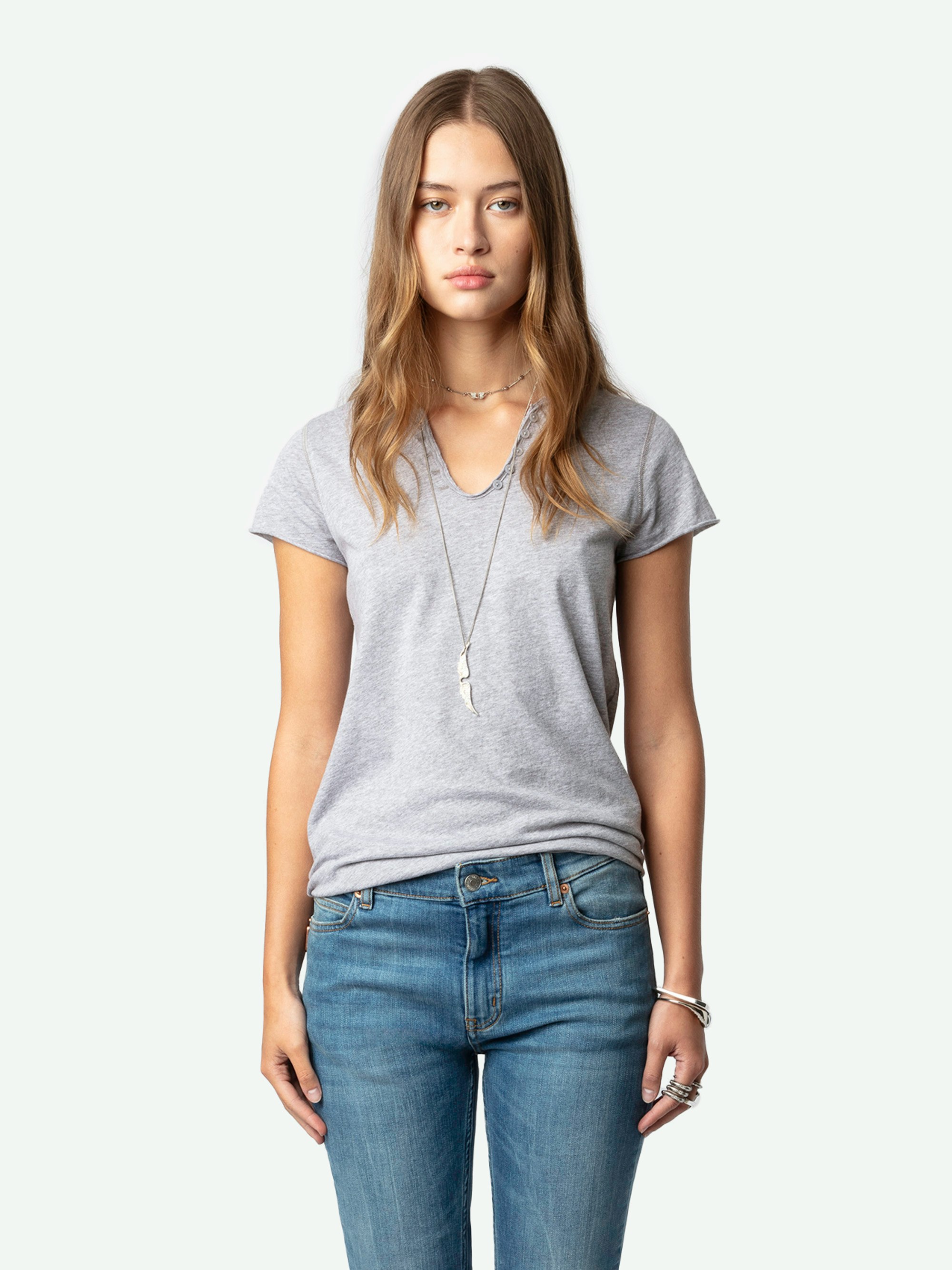 Photoprint Henley T-shirt 3