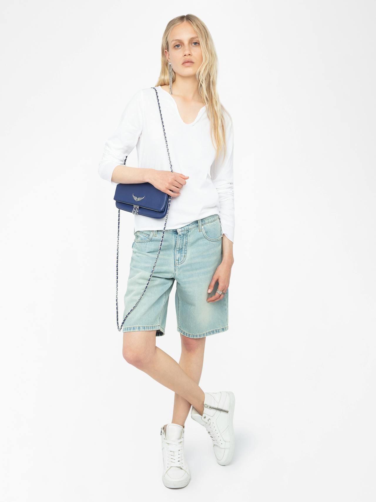 Henley Fishnet T Shirt