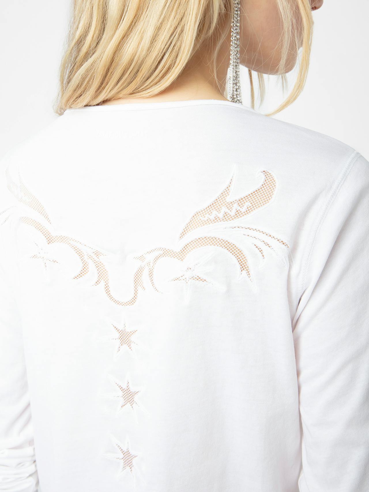 Henley Fishnet T Shirt