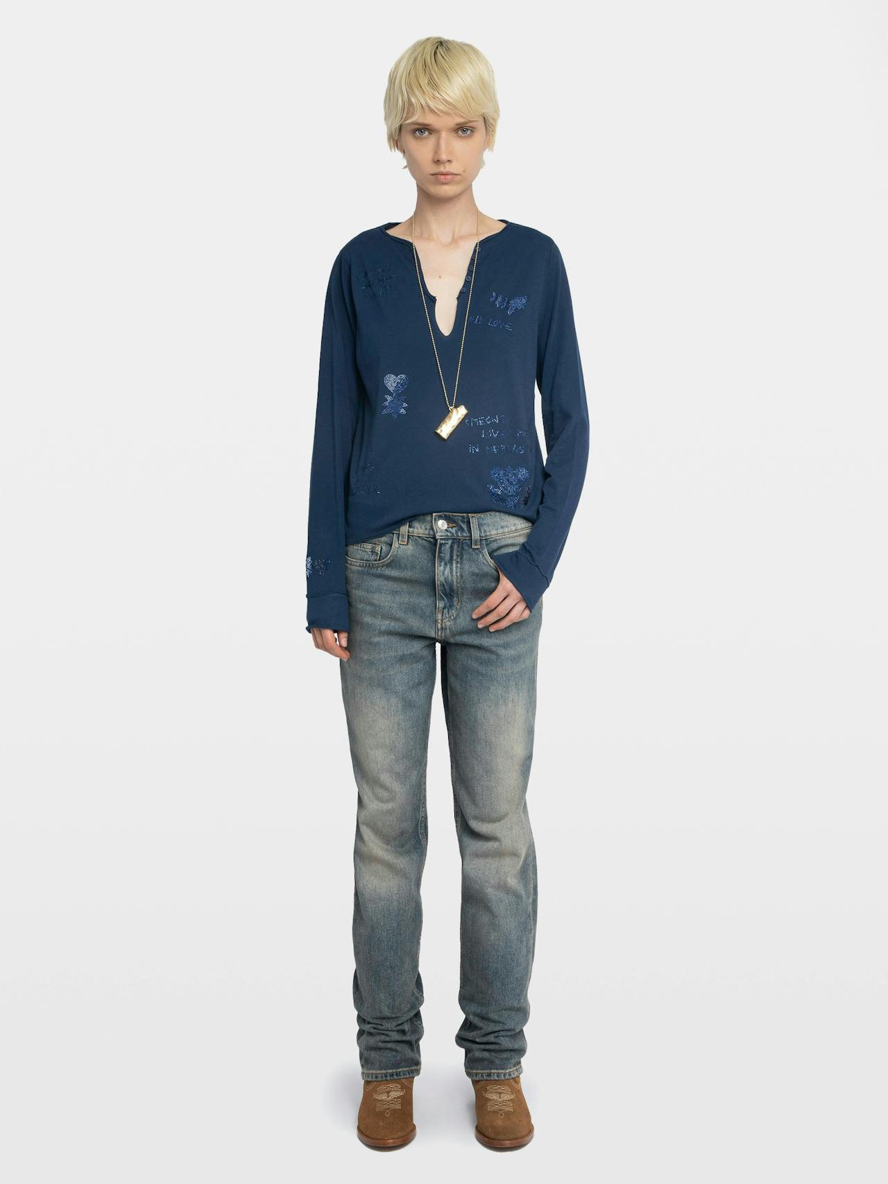 Henley T-shirt Tuni 1