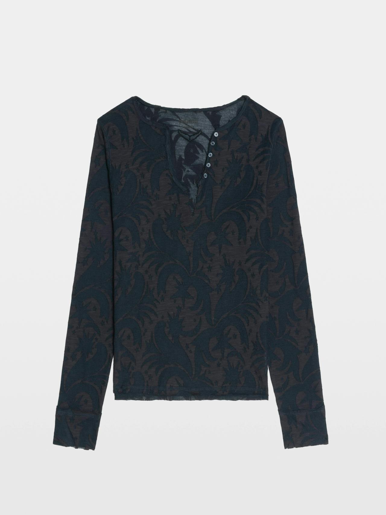 Henley Long-Sleeve T-Shirt