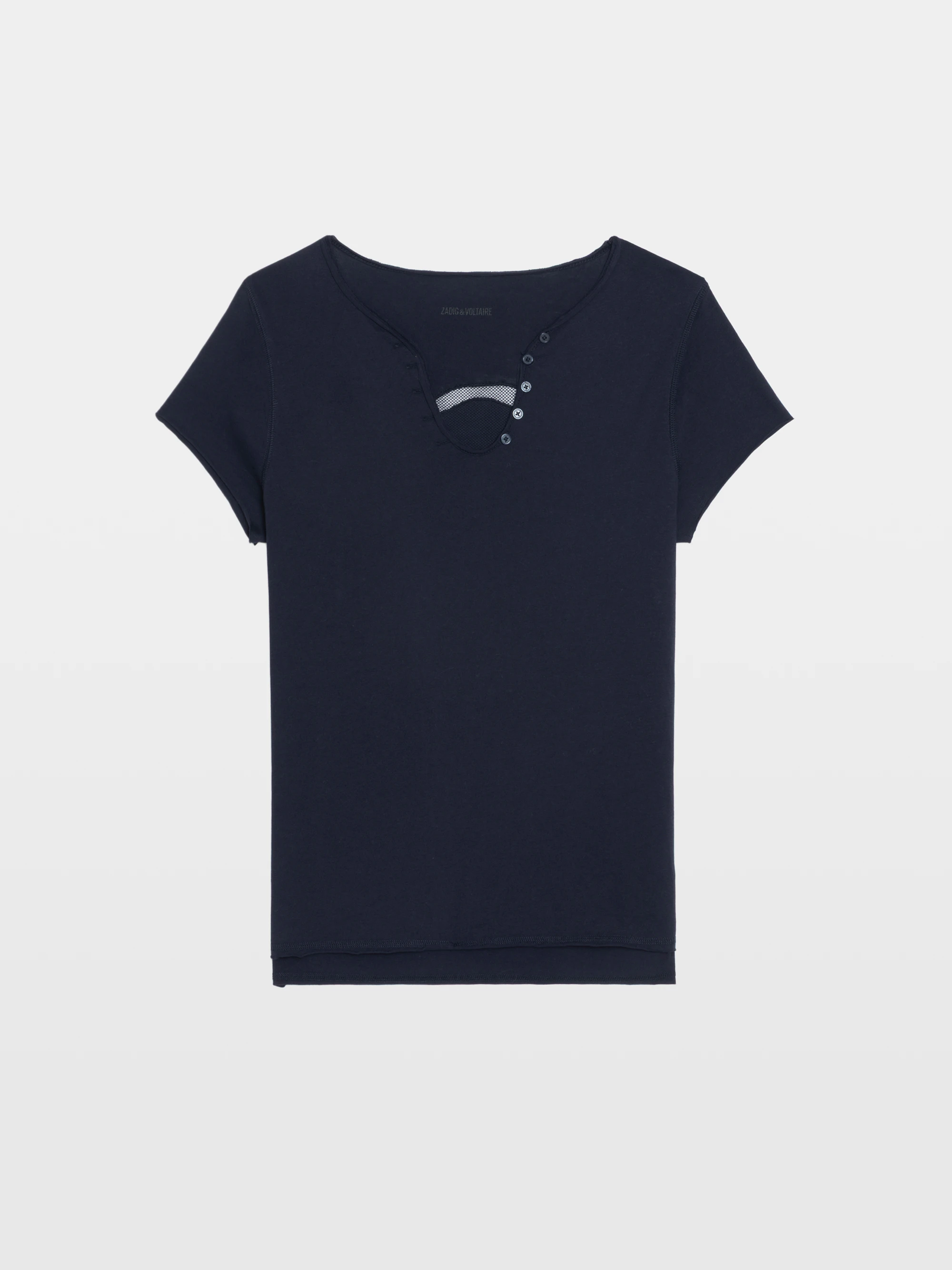 Fishnet Henley T-shirt