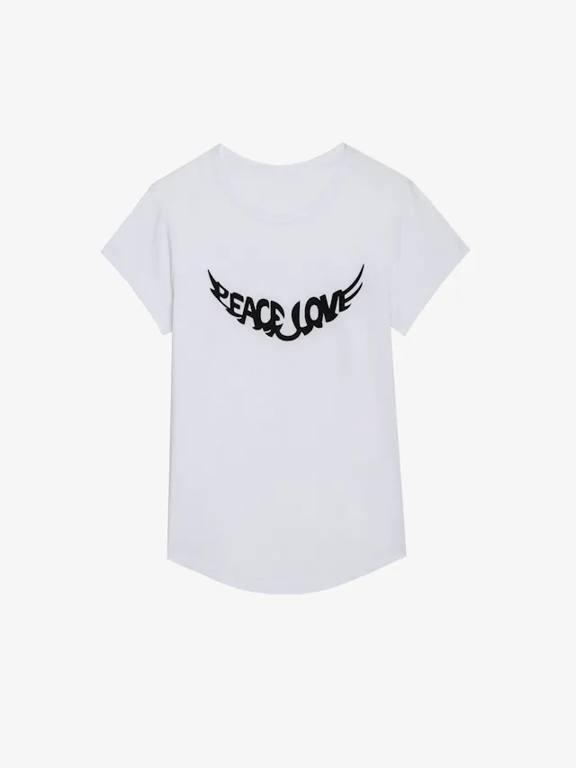 Woop Peace & Love Wings T-shirt