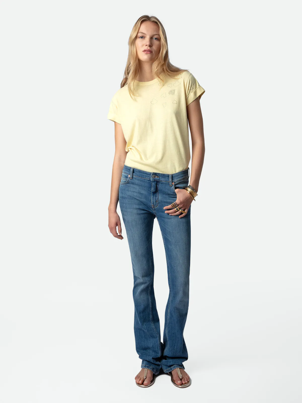 Camiseta con Strass Anya