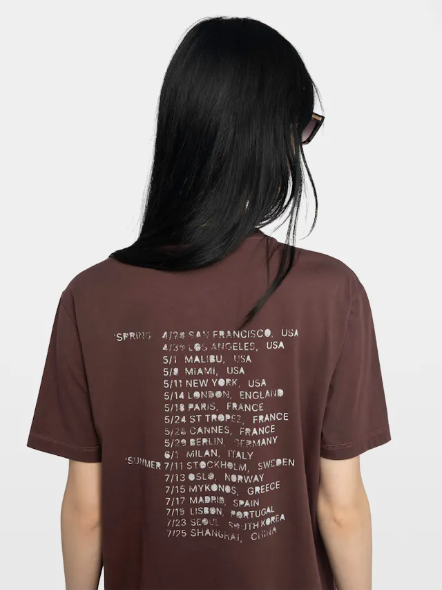 Edwin Rhinestone Graphic T-Shirt