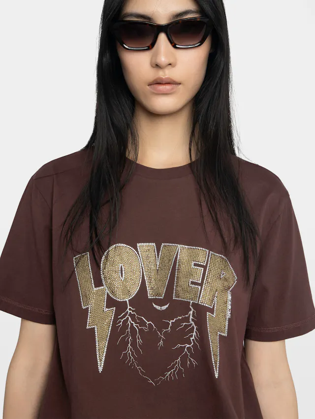 Edwin Rhinestone Graphic T-Shirt