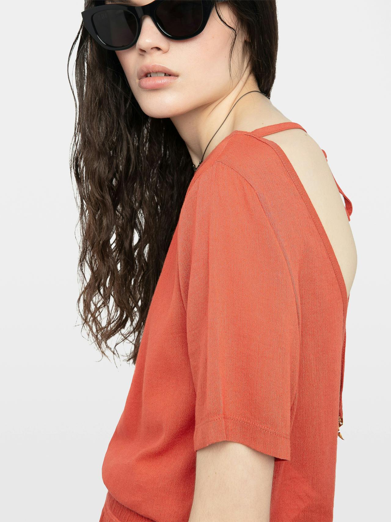 Ella Open Back T Shirt