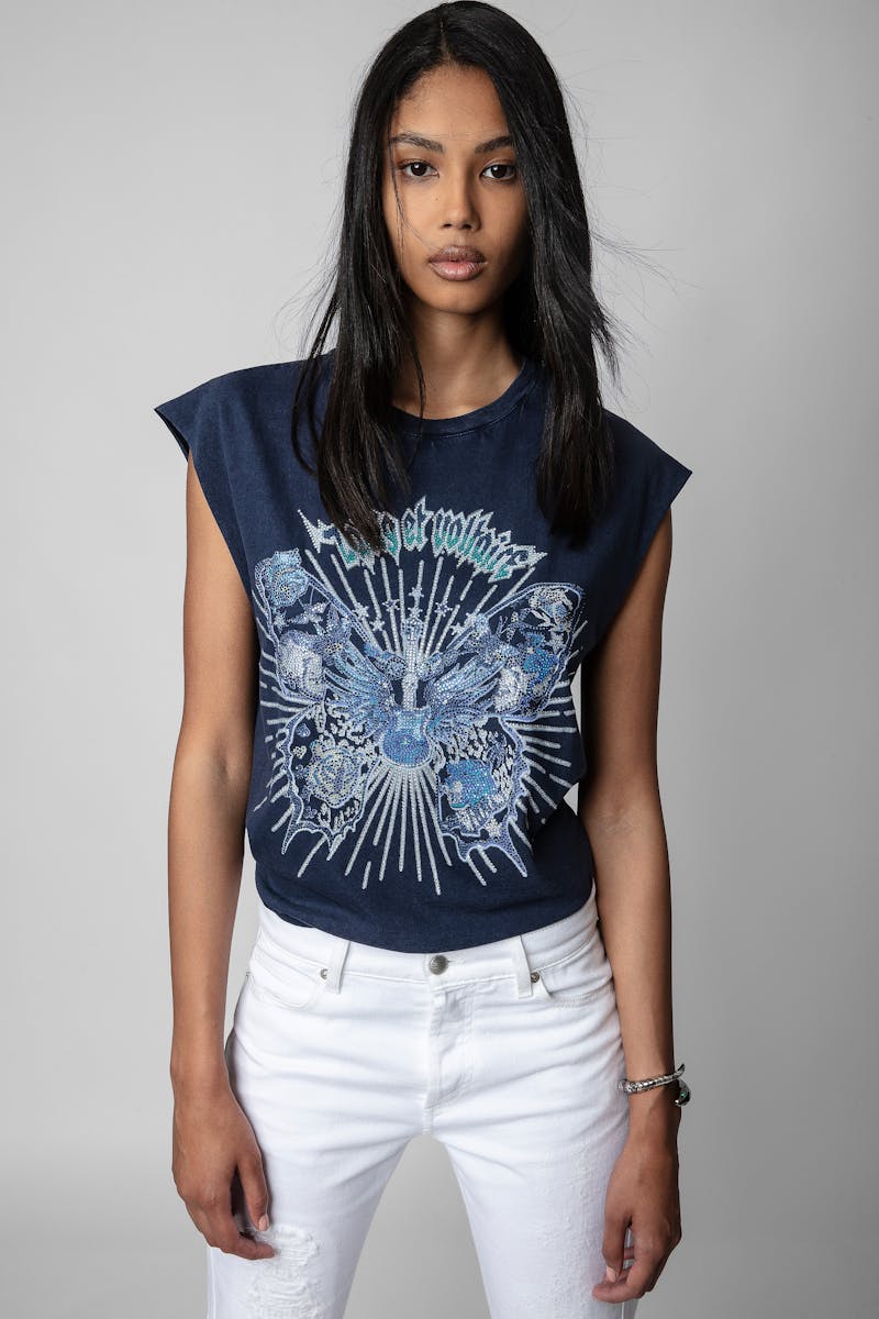 Camiseta de tirantes Cecilia Butterfly