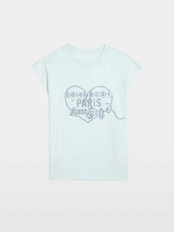 Zadig & Voltaire Cloe Diamanté Tank Top