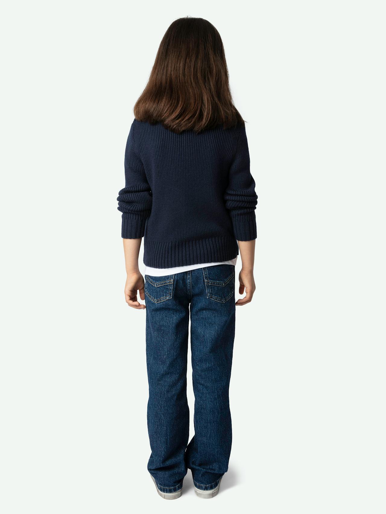 Girls' Navy Jumper 2