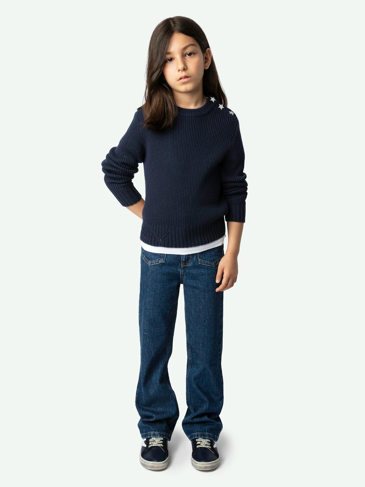 Girls' Navy Jumper 1