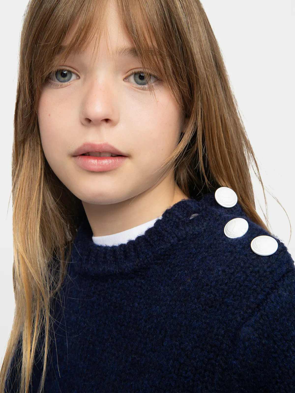 INEXTENSO Pull jacquard bleu marine bébé fille pas cher INEXTENSO Pull jacquard bleu marine bébé fille pas cher