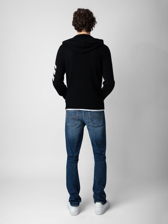Clash Arrow Cashmere Cardigan