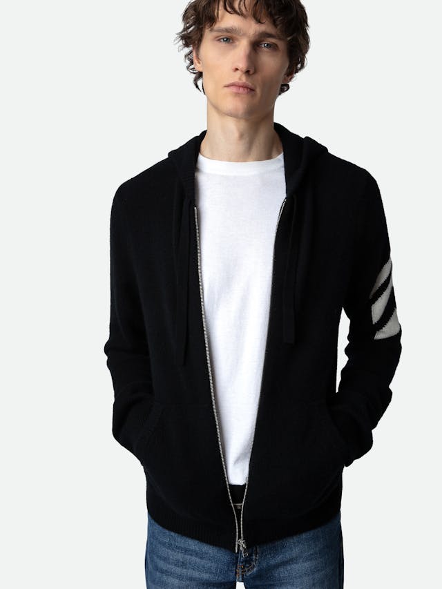Clash Arrow Cashmere Cardigan