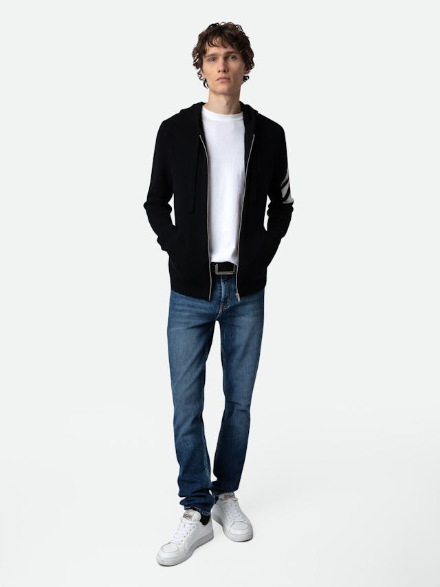 Clash Arrow Cashmere Cardigan