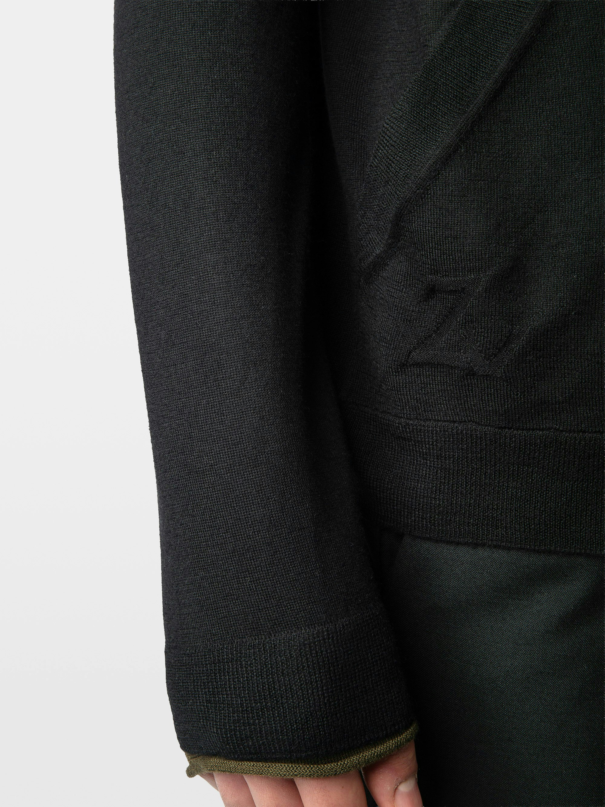 Clash Cardigan 100% Merino Wool