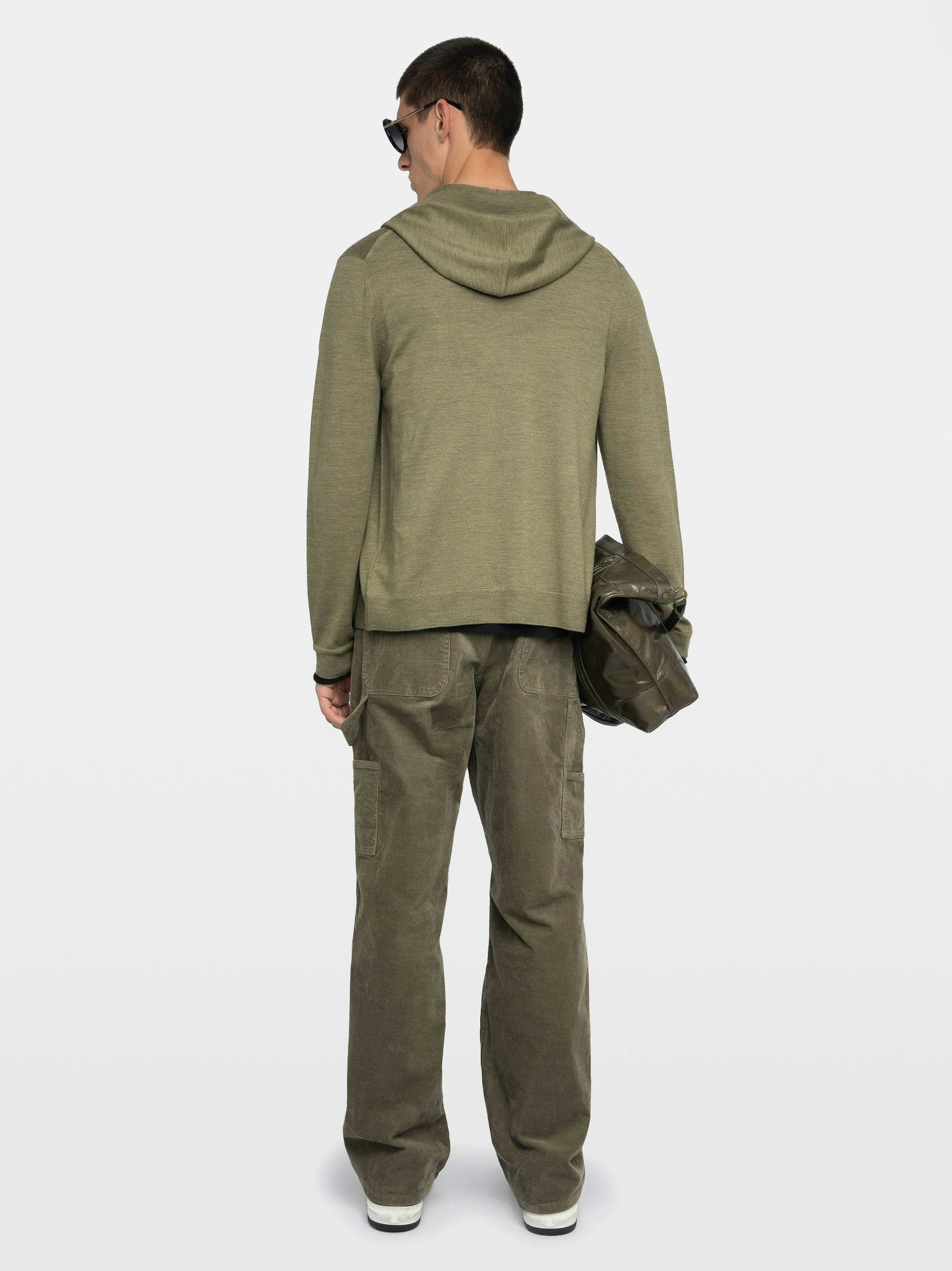 Clash Cardigan 100% Merino Wool