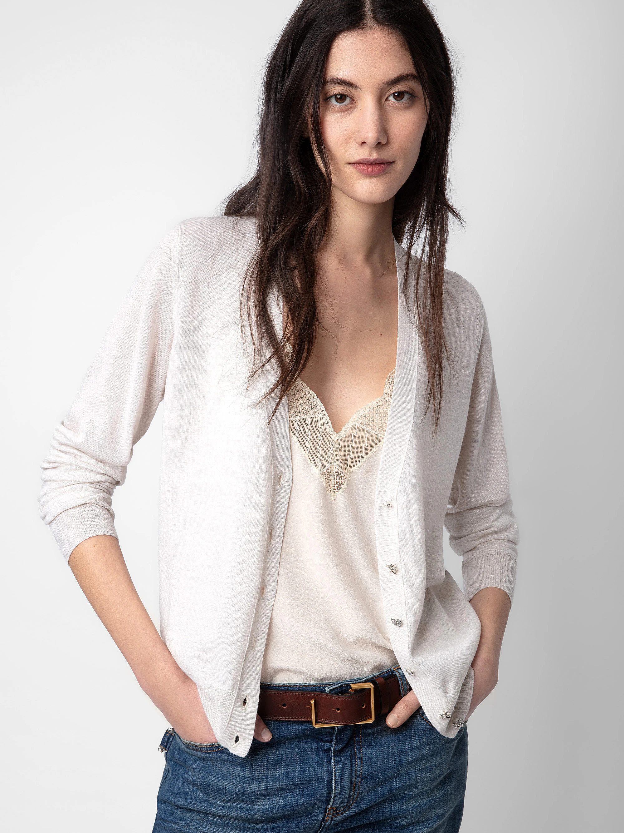 Cárdigan Jemmy 100% lana merina thumbnail 3