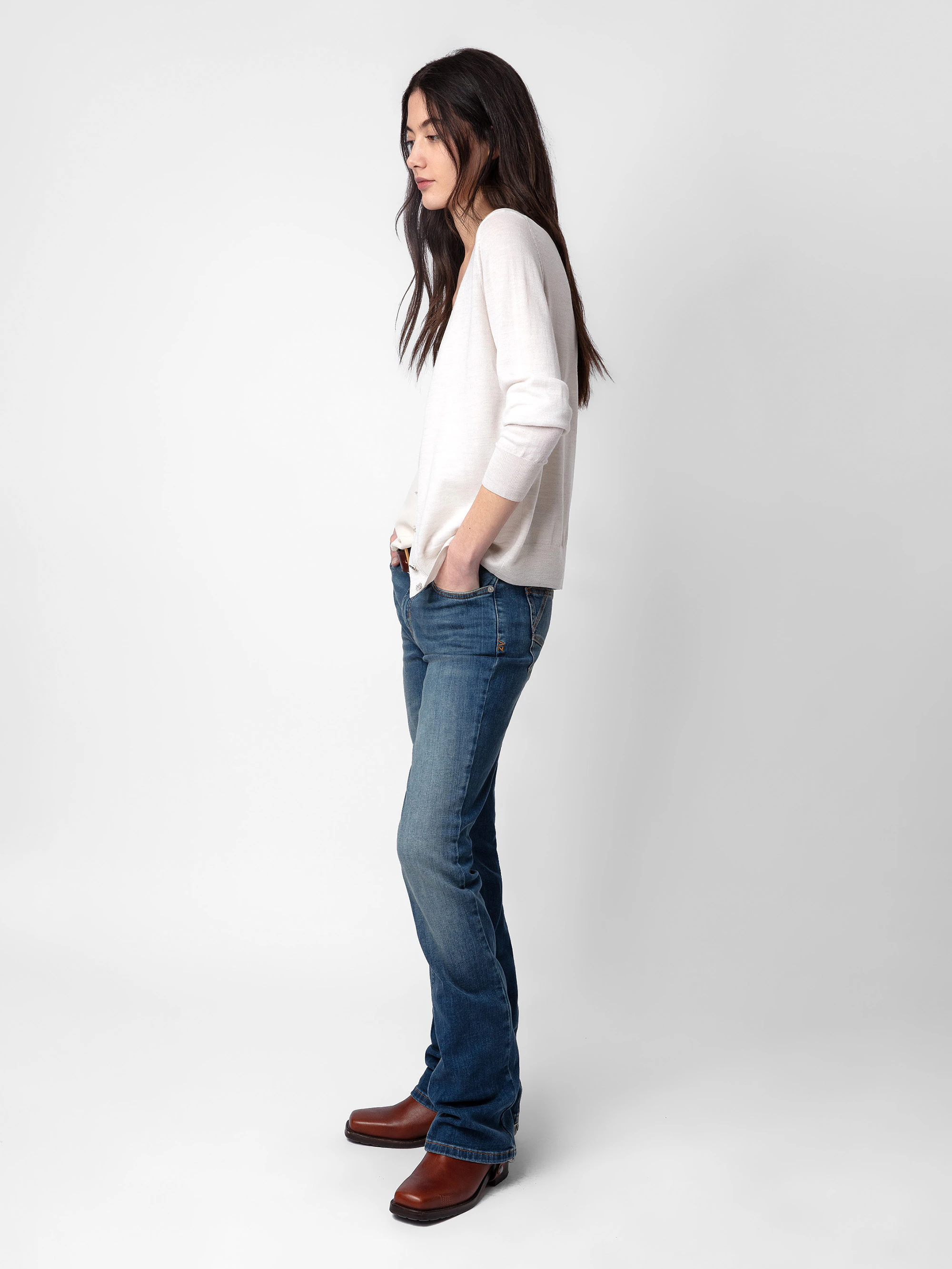 Cárdigan Jemmy 100% lana merina thumbnail 4