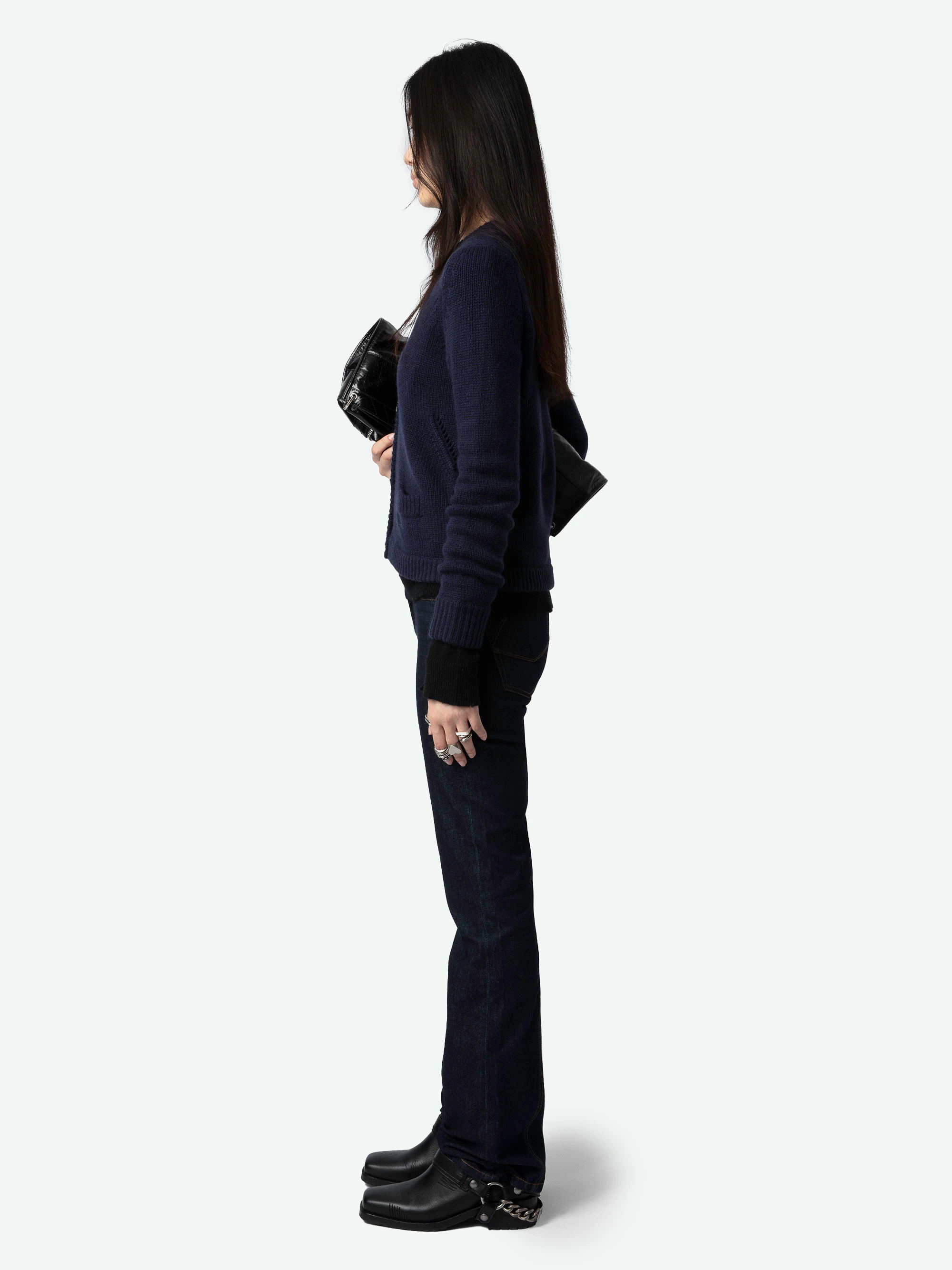 Marcy Jewelled 100% Cashmere Cardigan 5