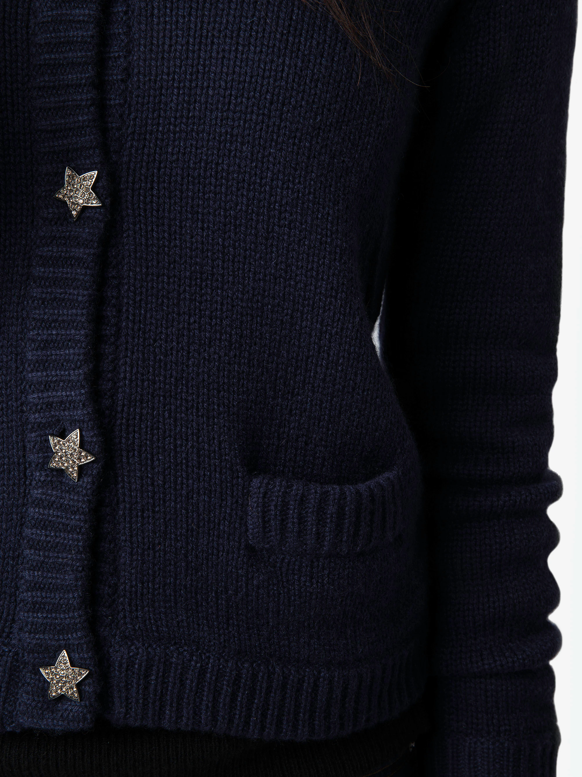 Marcy Jewelled 100% Cashmere Cardigan 6