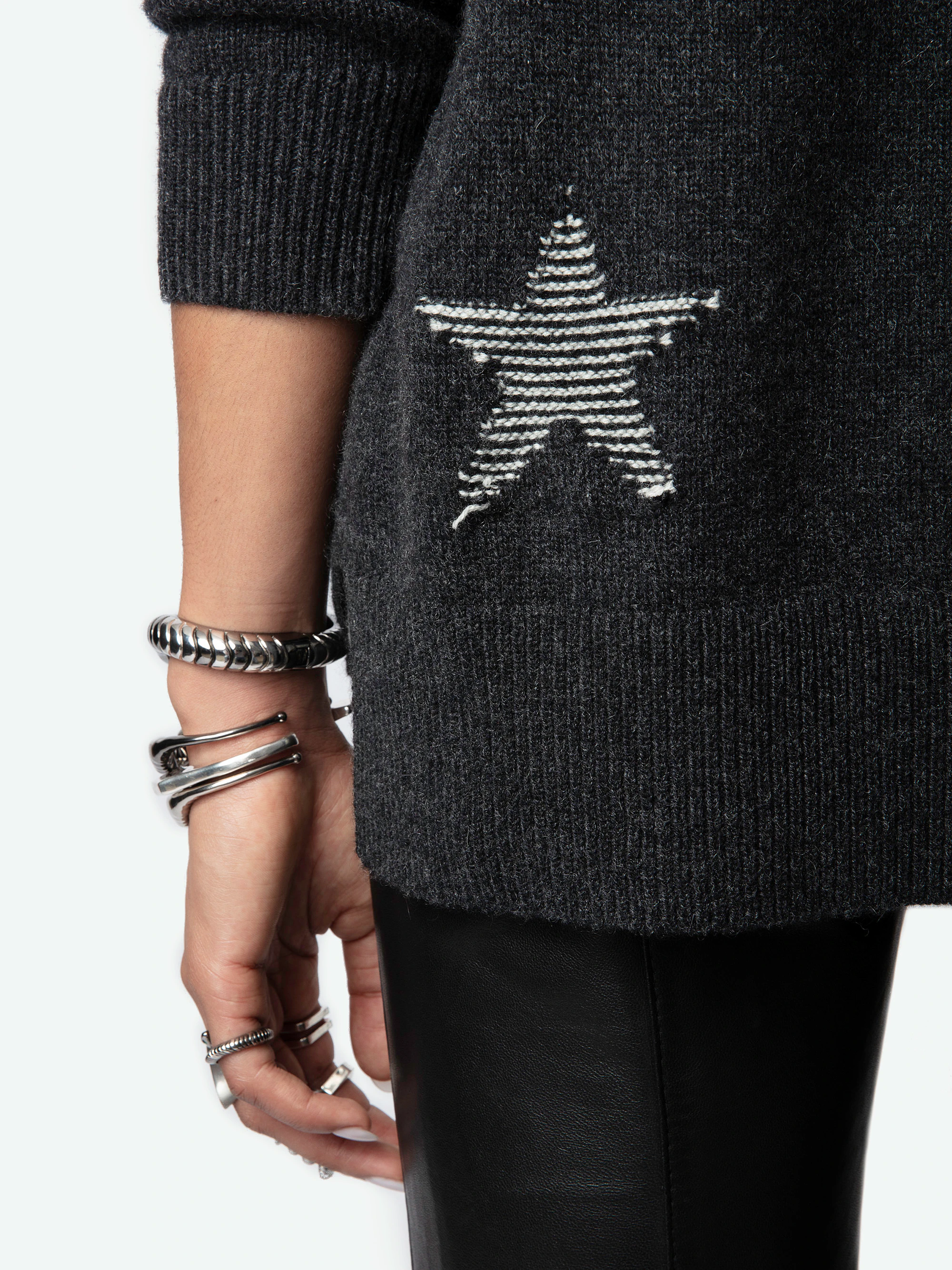 Cardigan Mirka Stars 100% Cachemire thumbnail 5