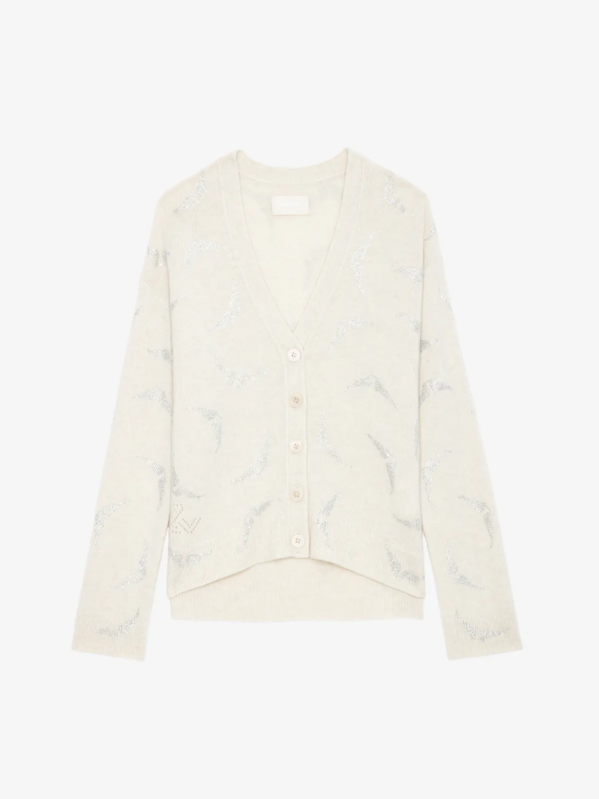 Mirka Diamanté Wings Cardigan 100% Cashmere